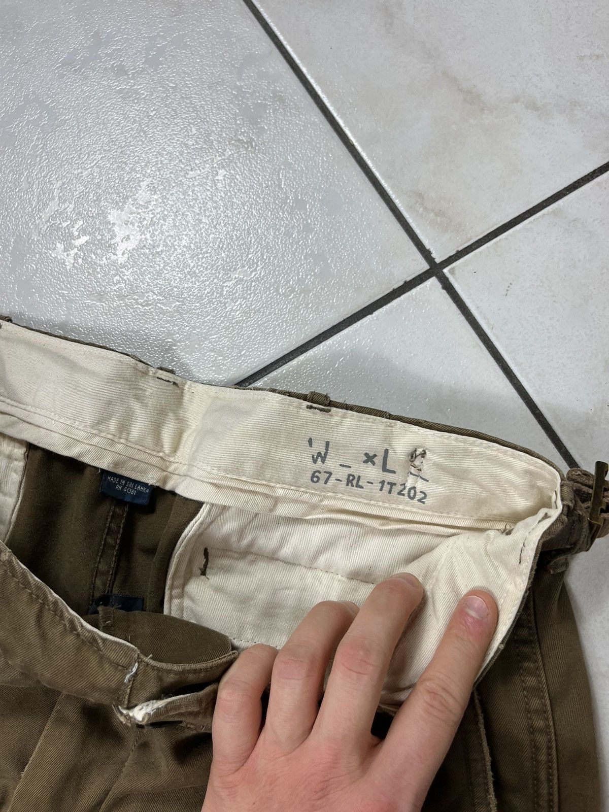 Polo Ralph Lauren × Vintage Vintage Polo Ralph Lauren classic distressed pants trousers Size US 34 / EU 50 - 13 Thumbnail