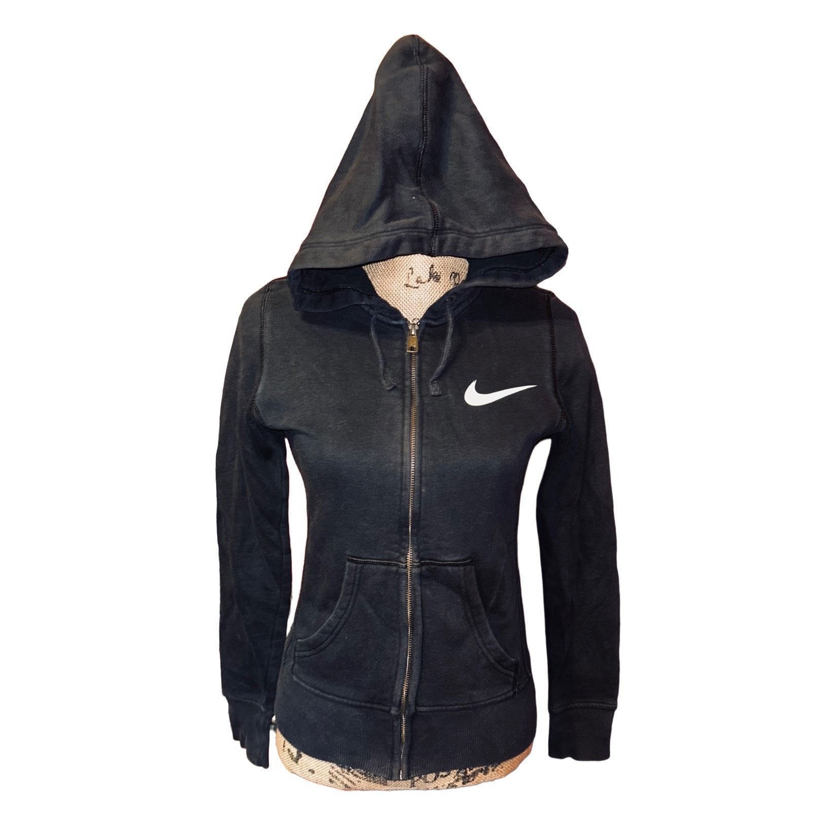 Nike Nike Long Sleeve Full Zip Athletic Hoodie Jacket, Women's X Size XS / US 0-2 / IT 36-38 - 1 Thumbnail