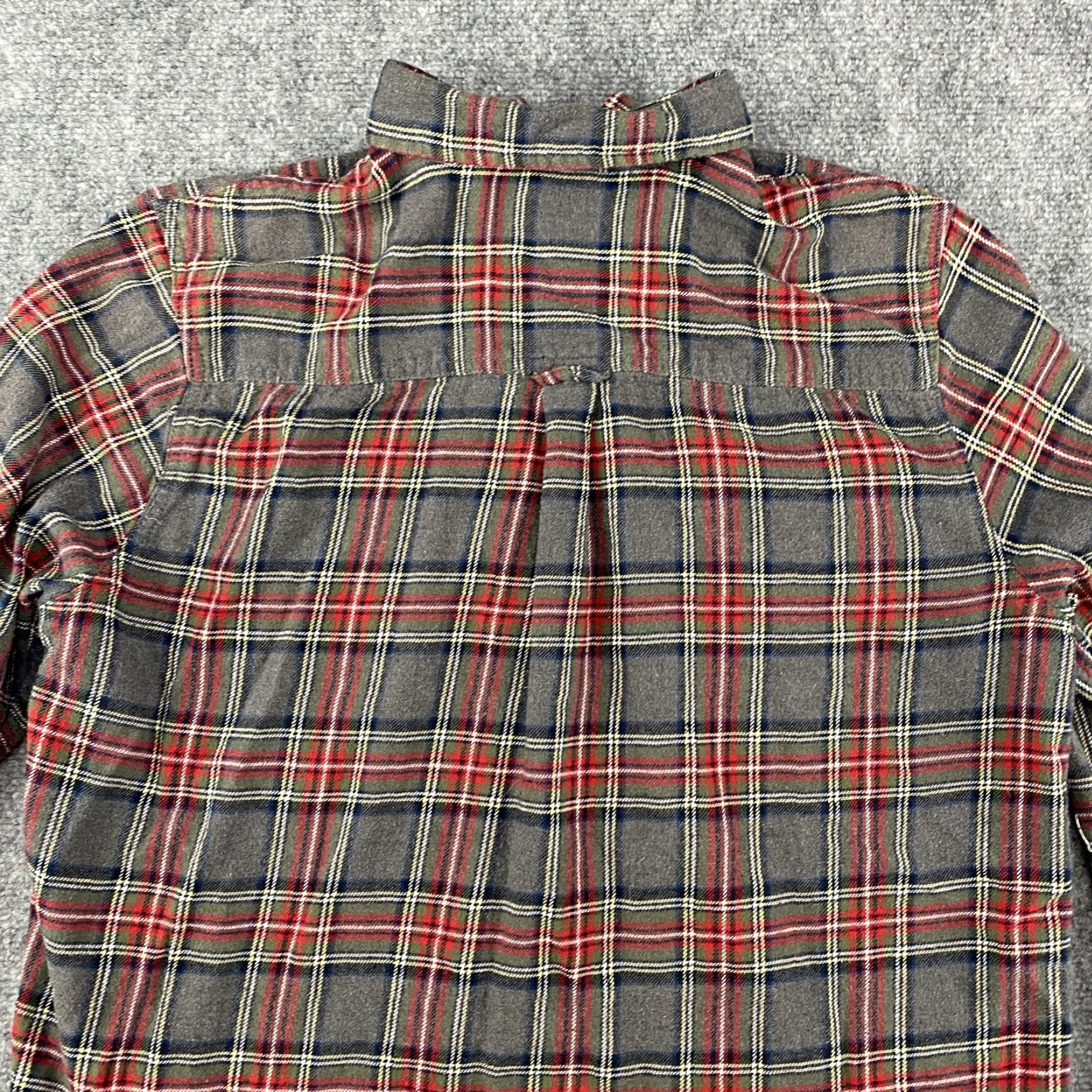Vintage VINTAGE WOOLRICH Shirt Mens Large Gray Red Plaid Flannel Button Down Long Sleeve Cotton Size US L / EU 52-54 / 3 - 5 Thumbnail
