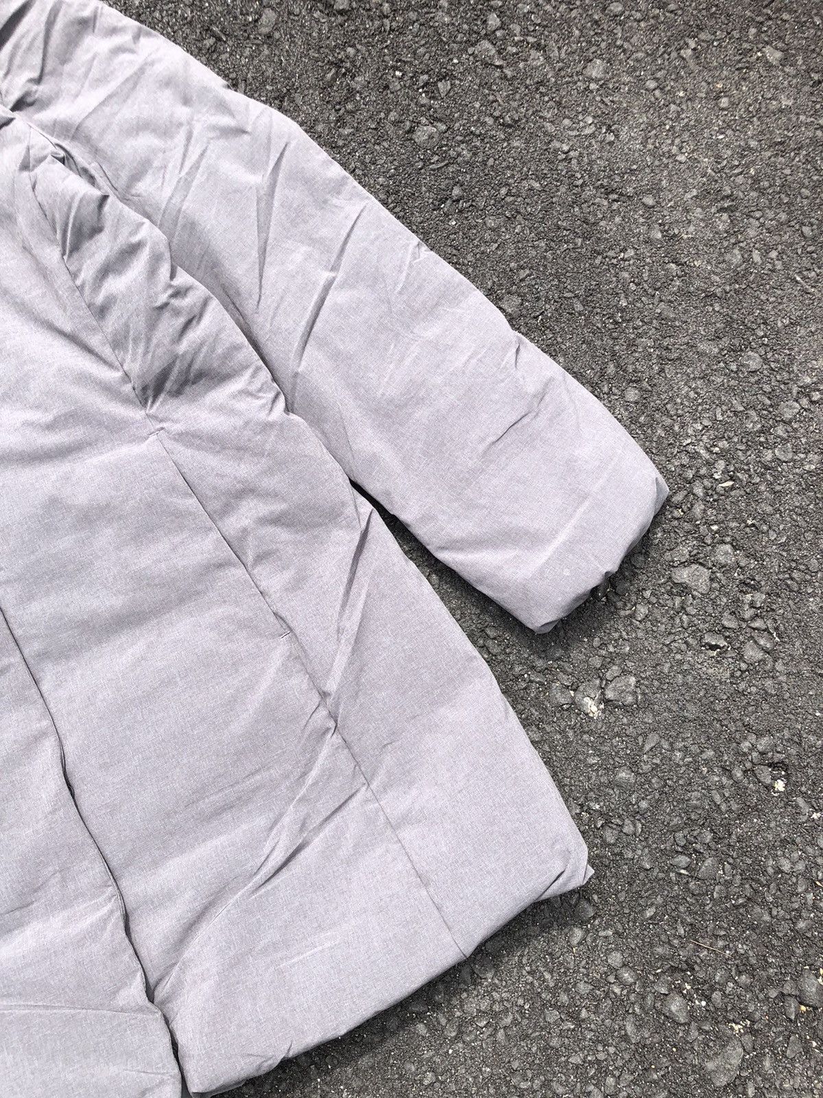 Japanese Brand Uniqlo Down Parka Coat Jacket Gray Long Hooded Size M / US 6-8 / IT 42-44 - 5 Thumbnail