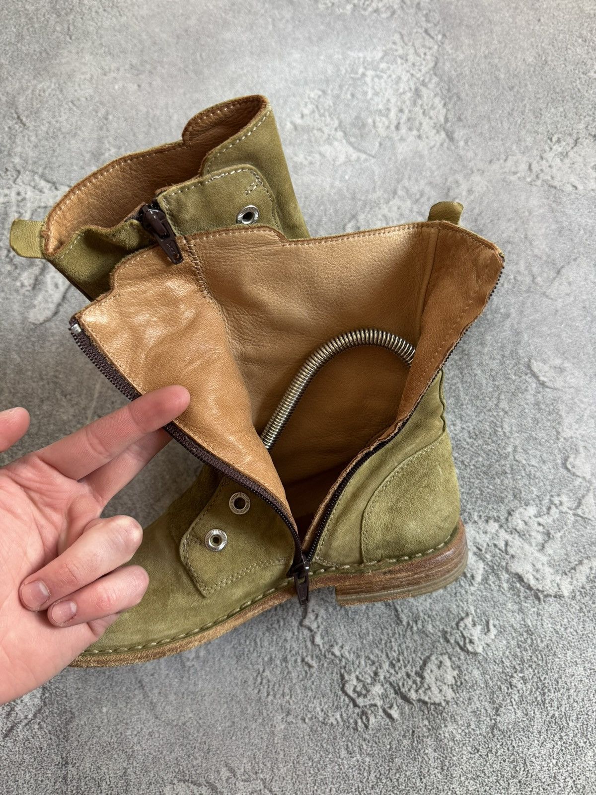 MoMA MOMA 35size suede avantgarde biker shoes ankle retro style Size US 5 / IT 35 - 18 Thumbnail