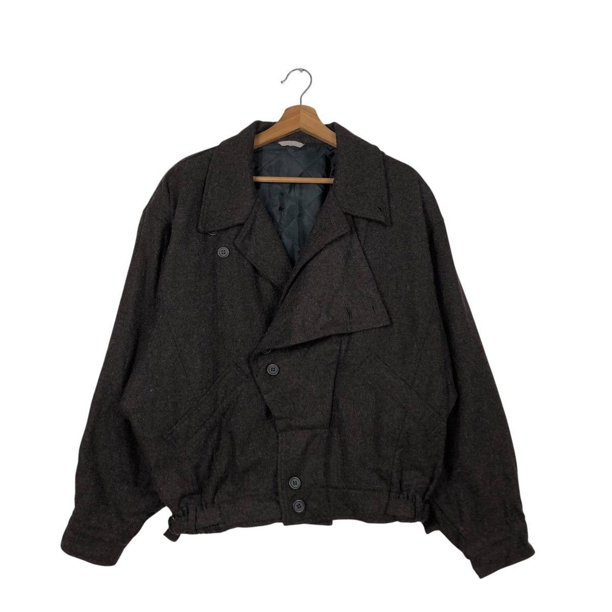 Japanese Brand 📌Vintage Bomber Jacket Double Breast Japan Issey Miyake Size US M / EU 48-50 / 2 - 2 Thumbnail