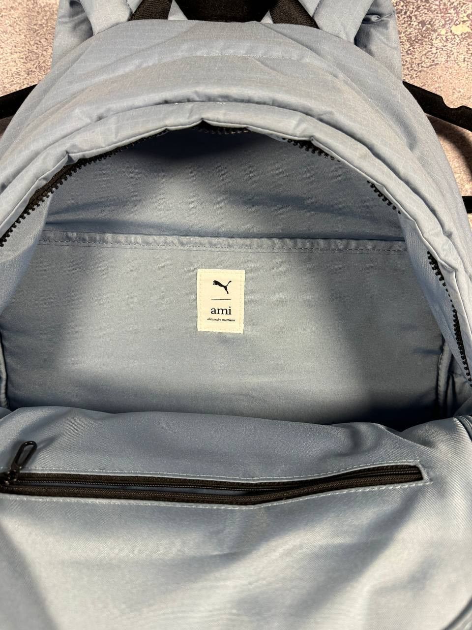 AMI × Puma Puma x AMI Blue Backpack Streetwear y2k Size ONE SIZE - 13 Thumbnail