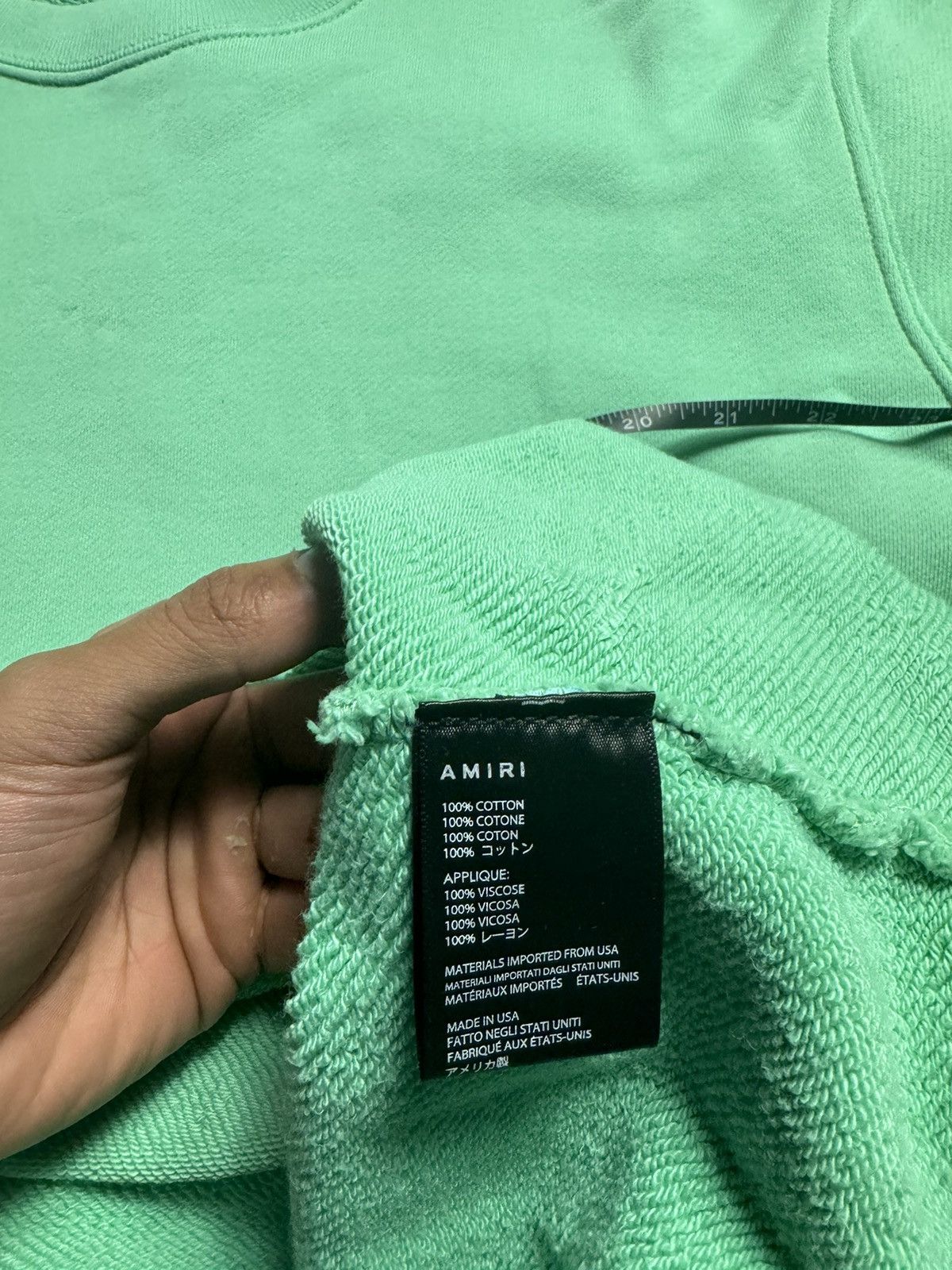 Amiri Amiri Patchwork Quilt Crewneck Sweatshirt Size US M / EU 48-50 / 2 - 7 Thumbnail