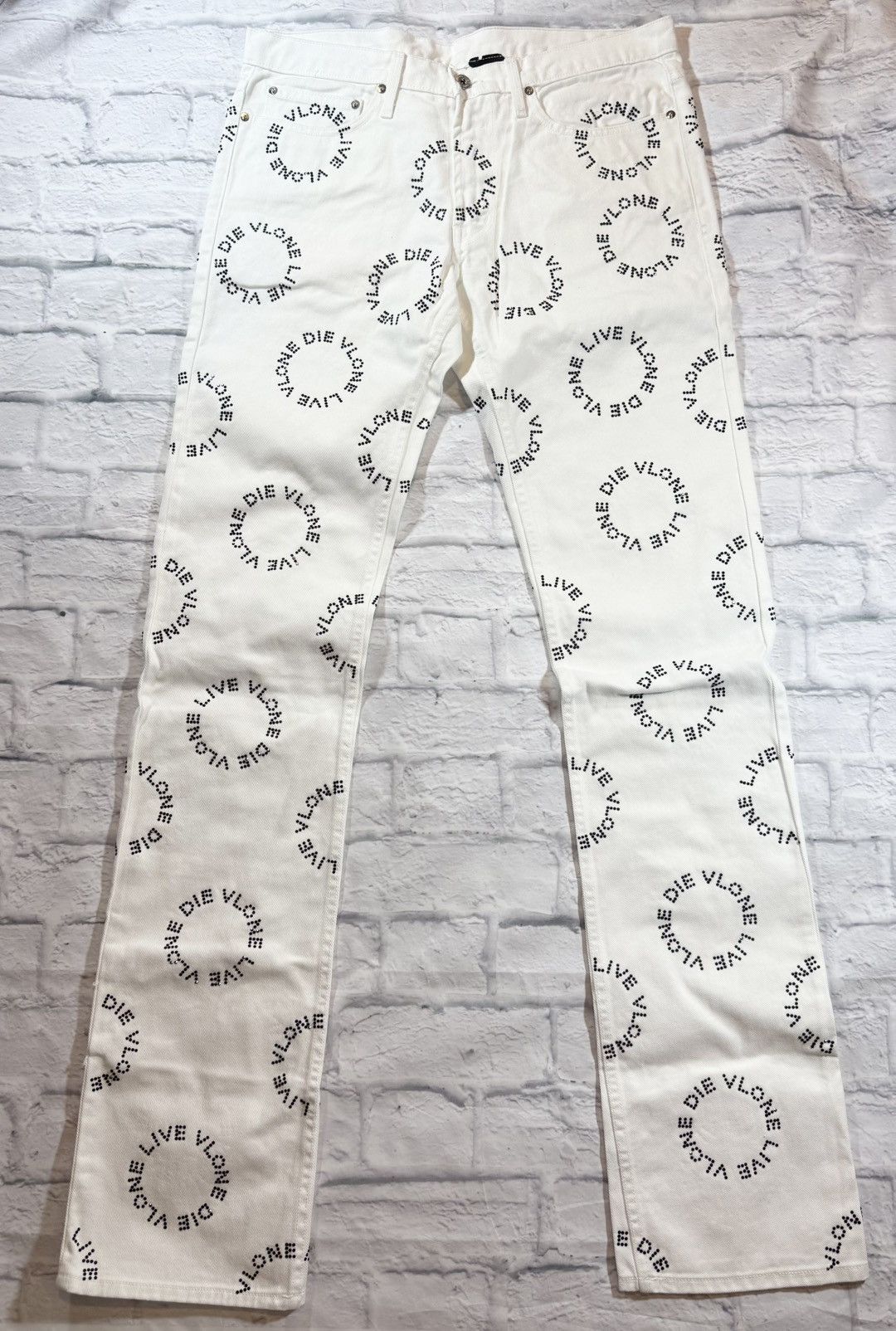Endless × Vlone ENDLESS BORO DENIM WHITE/BLACK | Grailed