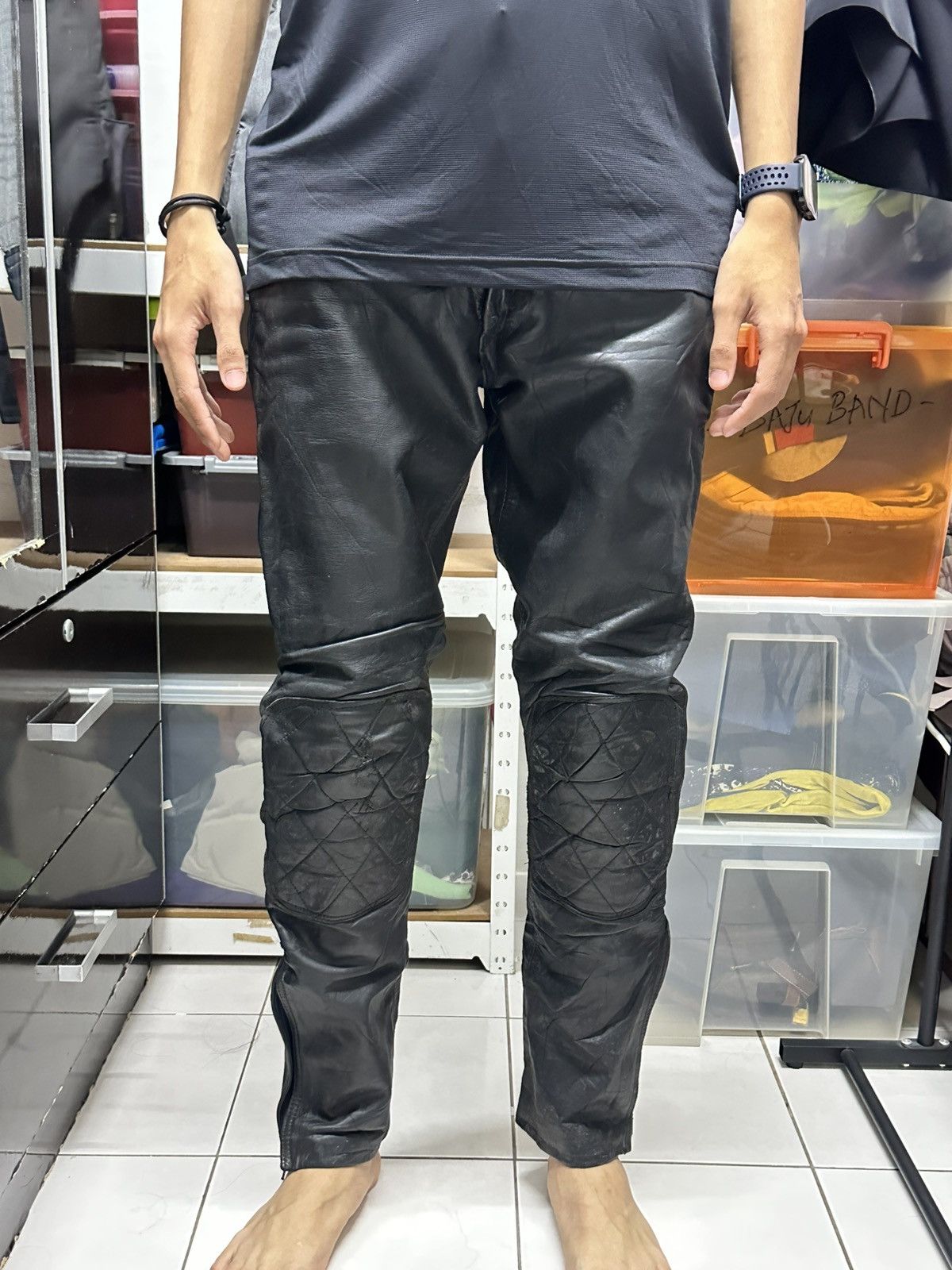 Lewis Leathers Vintage 70s Lewis Leather bikers pants Size US 32 / EU 48 - 3 Thumbnail