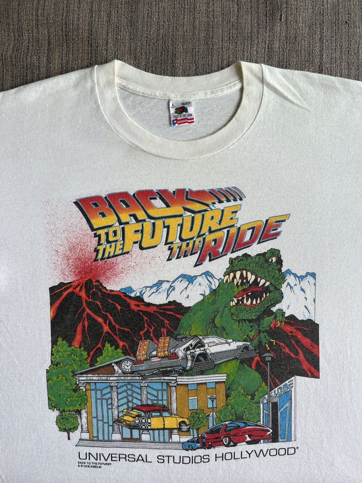 Universal Studios Vintage 90’s Back To The Future The Ride Movie USA RARE Size US L / EU 52-54 / 3 - 1 Thumbnail