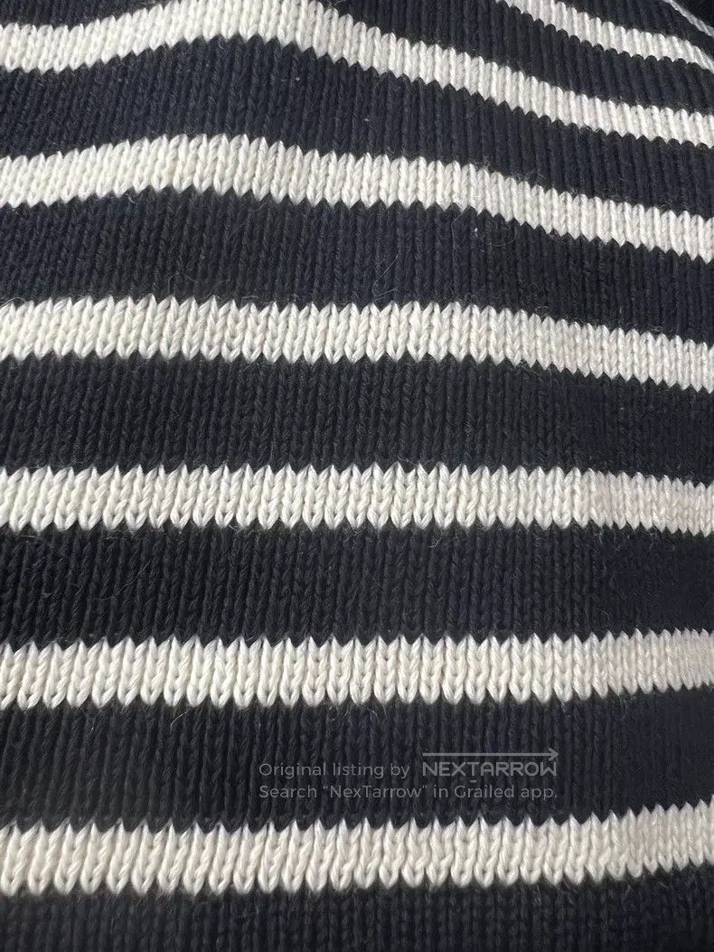 Saint Laurent Paris Saint Laurent Paris Black and White Striped Turtleneck Swe Size US XS / EU 42 / 0 - 3 Thumbnail