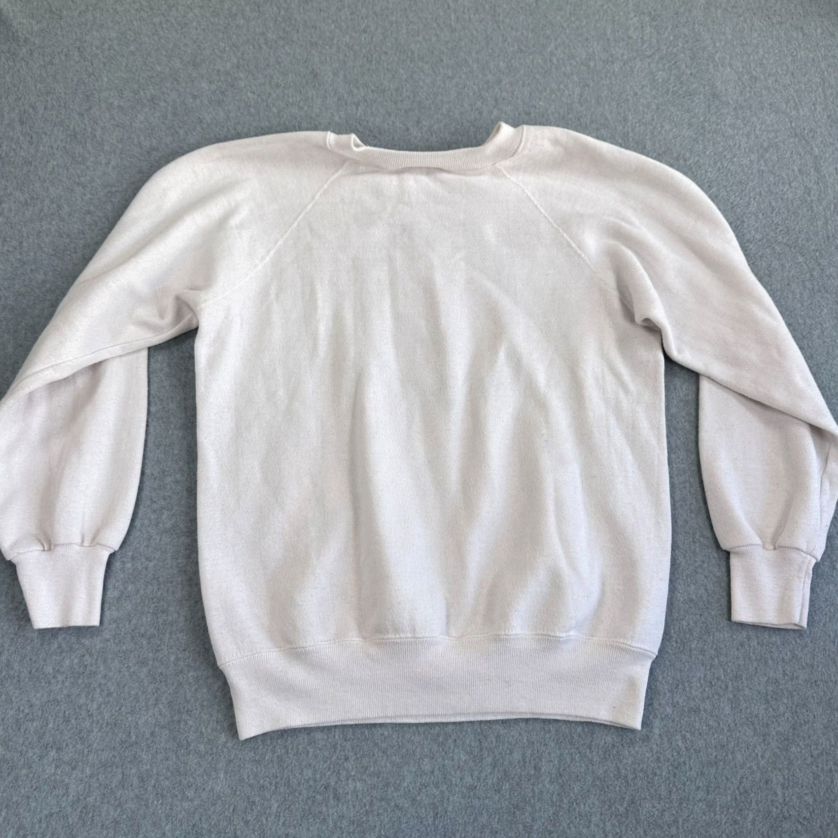 Vintage Bassett Walker Flossercise Instructor Pullover Sweatshirt White Men's M Size US M / EU 48-50 / 2 - 2 Thumbnail