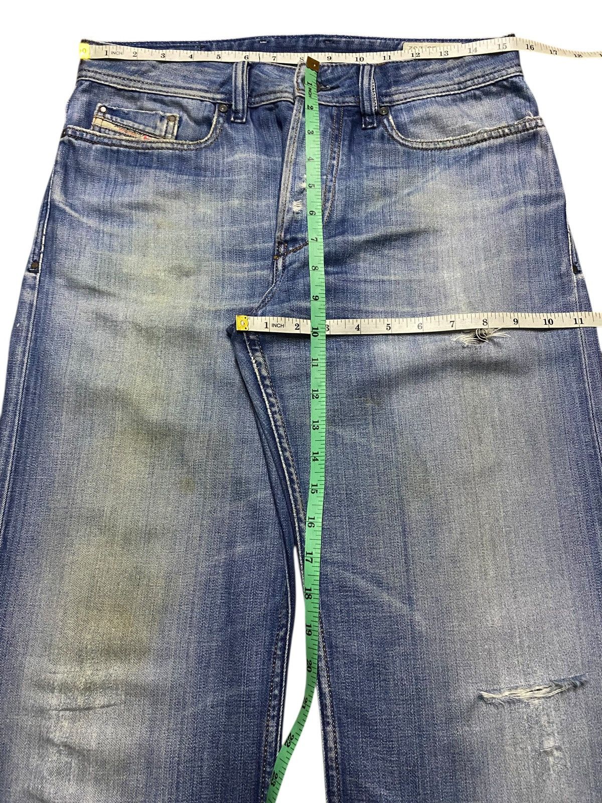 Diesel Vintage Diesel Kurren Wash 008KK Distressed Baggy Jeans Size US 31 - 20 Thumbnail