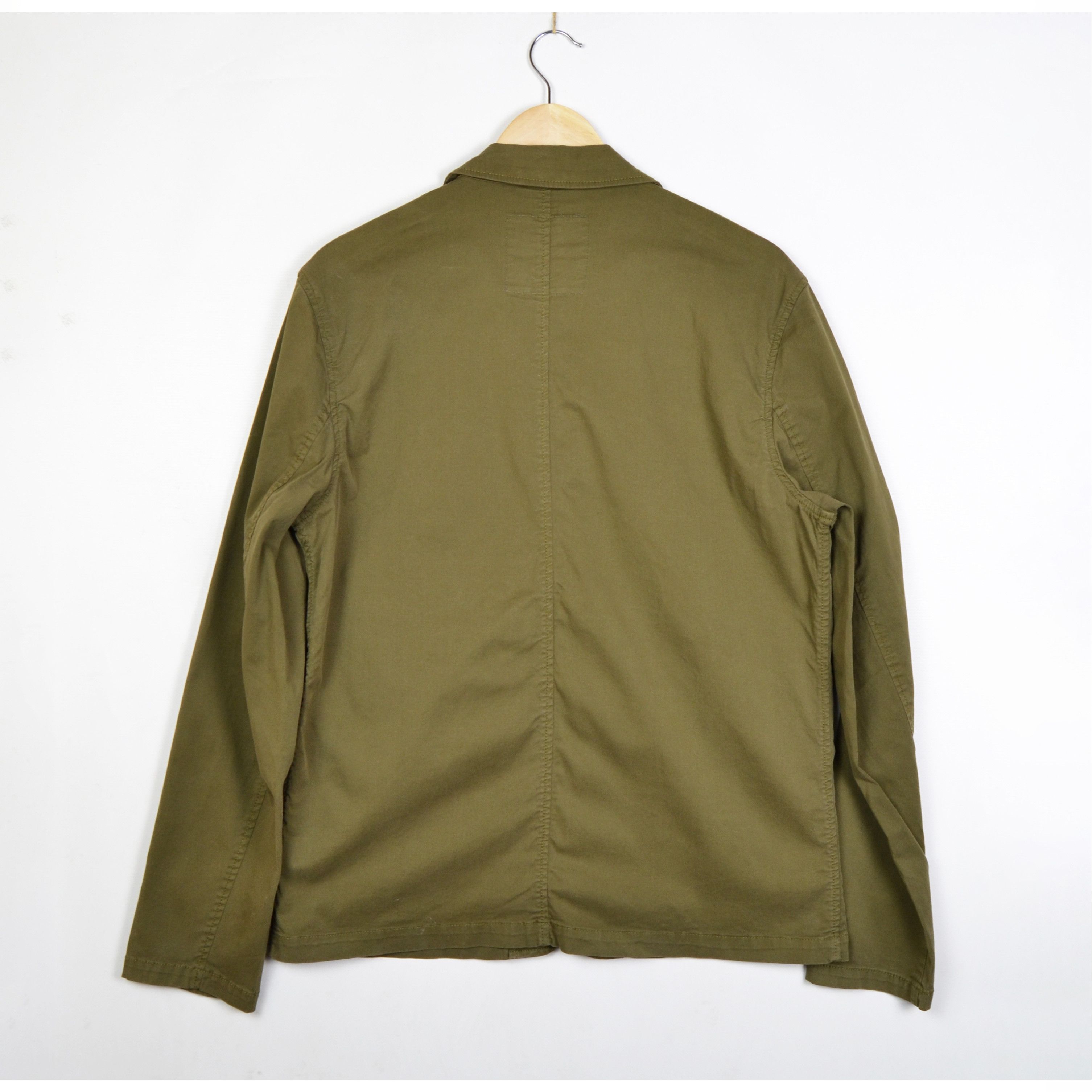 Minimum MINIMUM Khaki Buttoned Cotton Work Blazer Jacket Size 50/M Size US M / EU 48-50 / 2 - 10 Thumbnail