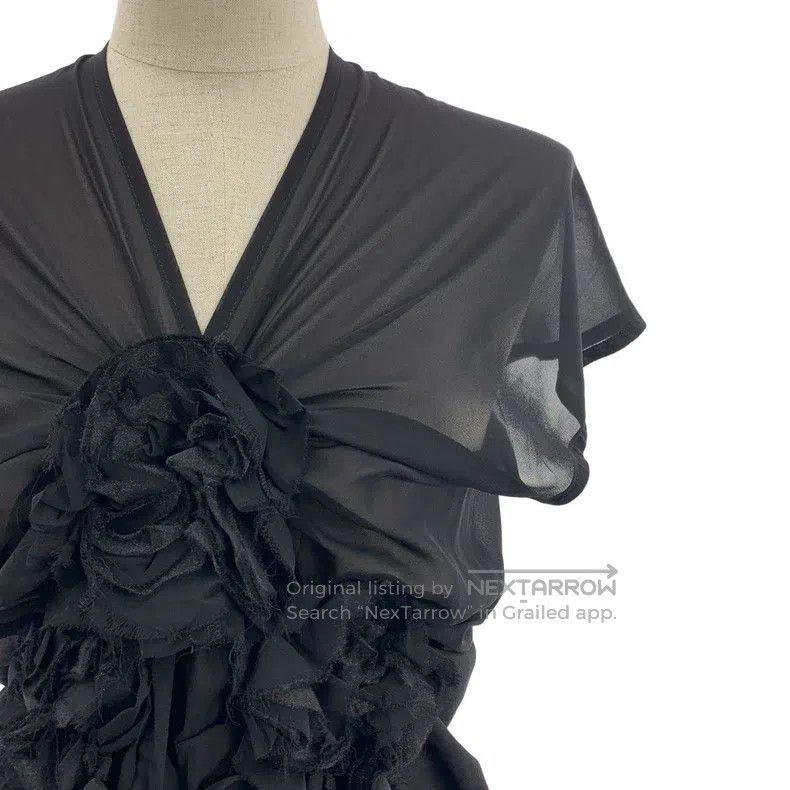 Comme des Garcons Comme Des Garcons Black design floral dress Size M / US 6-8 / IT 42-44 - 3 Thumbnail