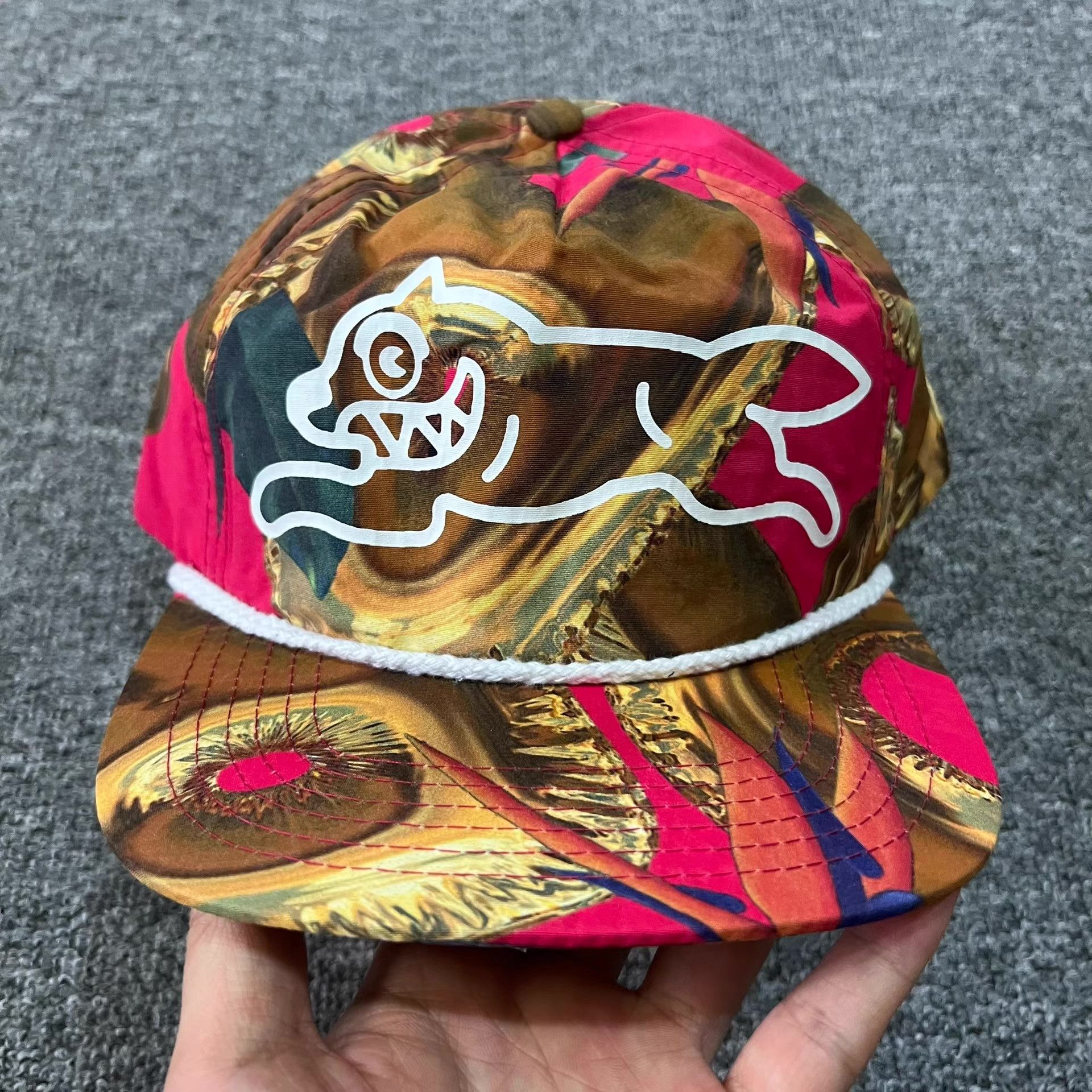 Billionaire Boys Club BBC ICECREAM Flying Dog Flat Brim Baseball Cap Q7 Size ONE SIZE - 1 Thumbnail