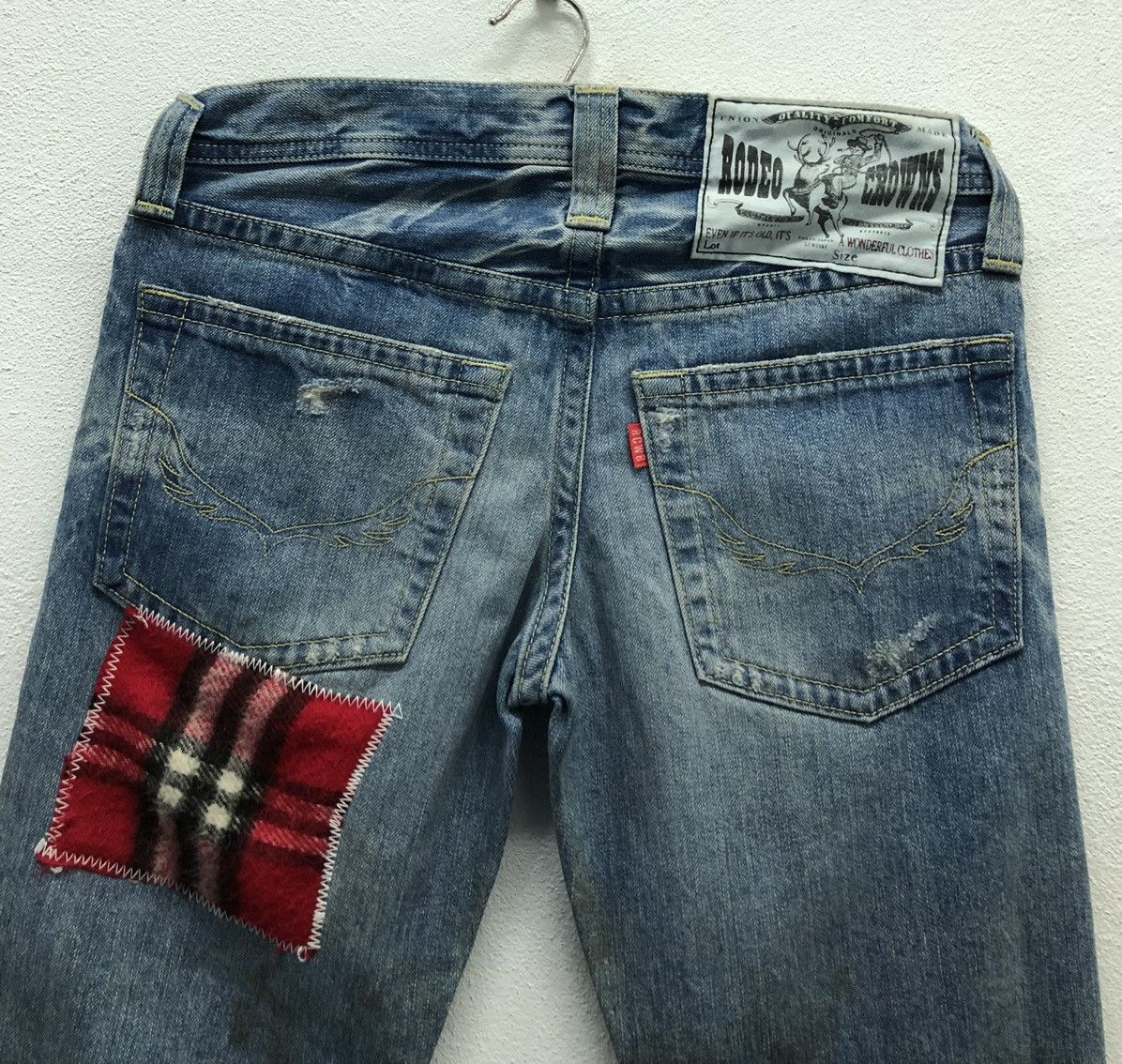 Japanese Brand Vintage The Rodeo Crowns Made In Japan Denim Pants Size 31" - 4 Thumbnail