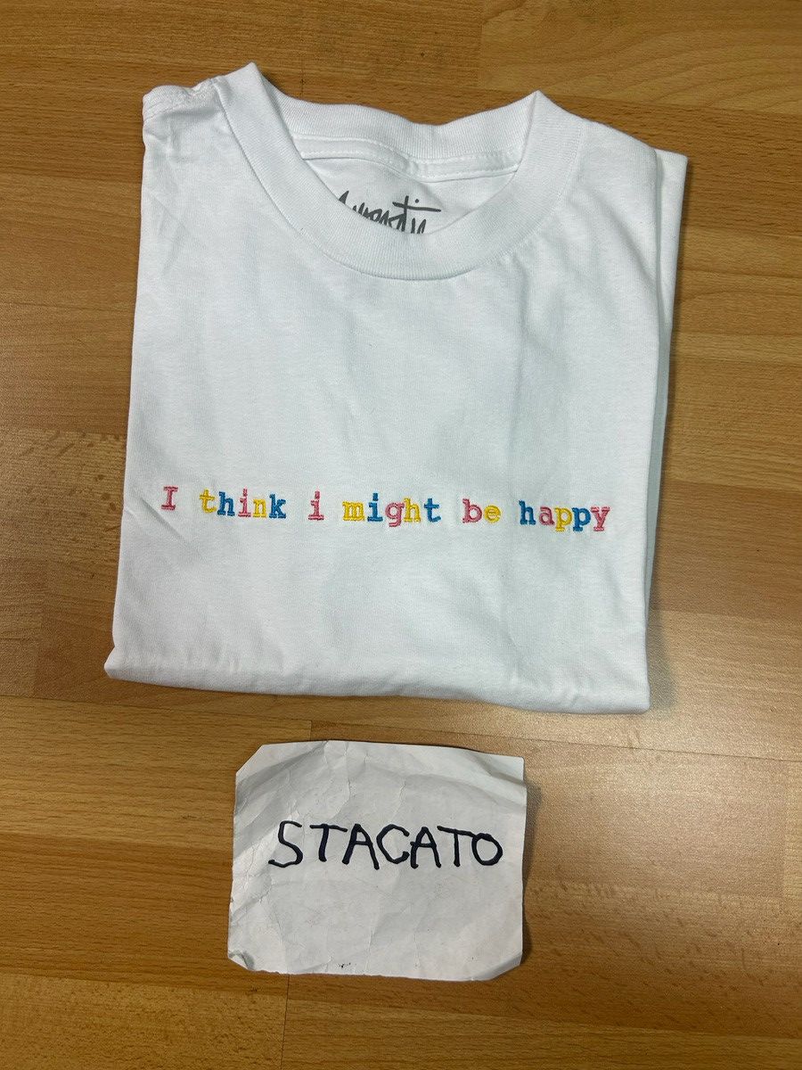 Gnarcotic × Rap Tees Gnarcotic Lil Gnar I Think I Might Be Happy Tee White Size US M / EU 48-50 / 2 - 5 Thumbnail