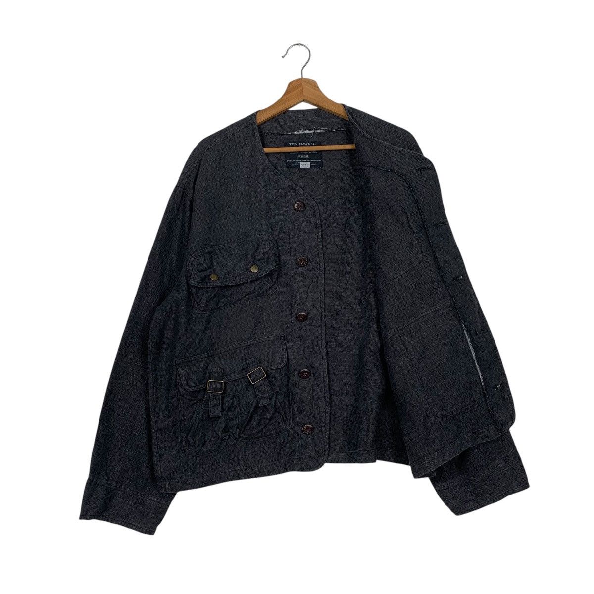 Japanese Brand Japanese Brand Ten Carat Parachute Tactical Jacket Size US M / EU 48-50 / 2 - 9 Thumbnail