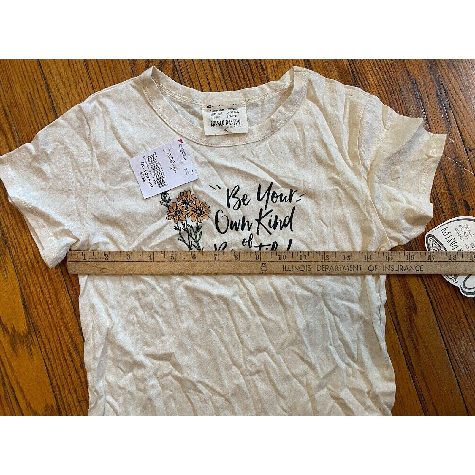 Other NWT T Shirt Women’s Junior Medium French Pastry Beige Size XS / US 0-2 / IT 36-38 - 5 Thumbnail