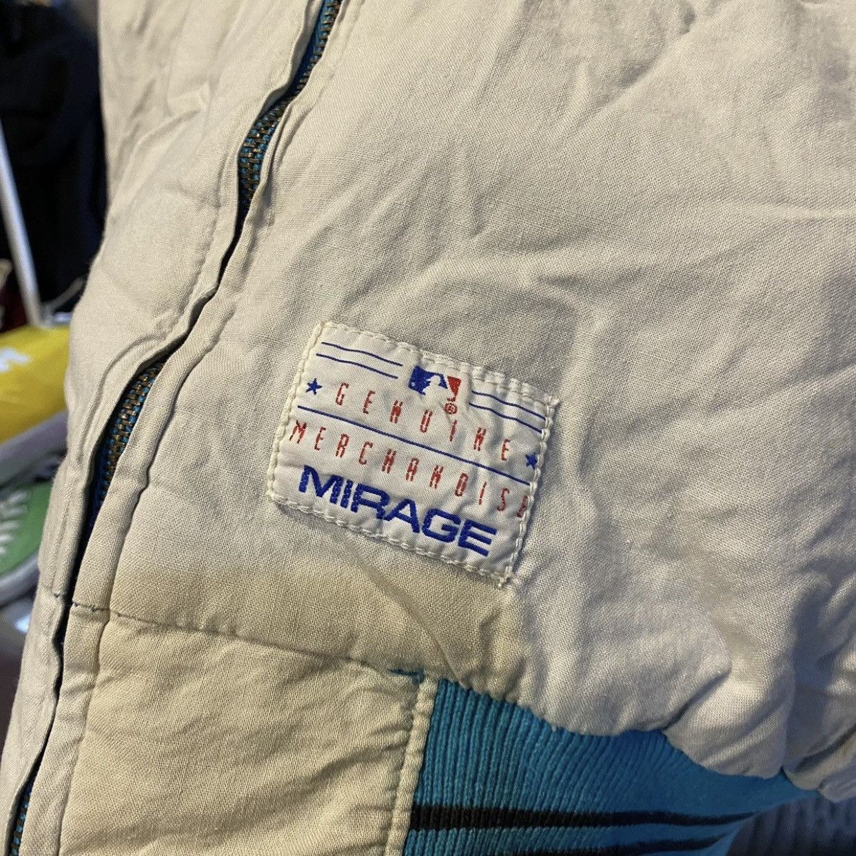 MLB × Mirage × Vintage VINTAGE Miami Marlins Mirage Reversible jacket size XXL Size US XXL / EU 58 / 5 - 15 Thumbnail