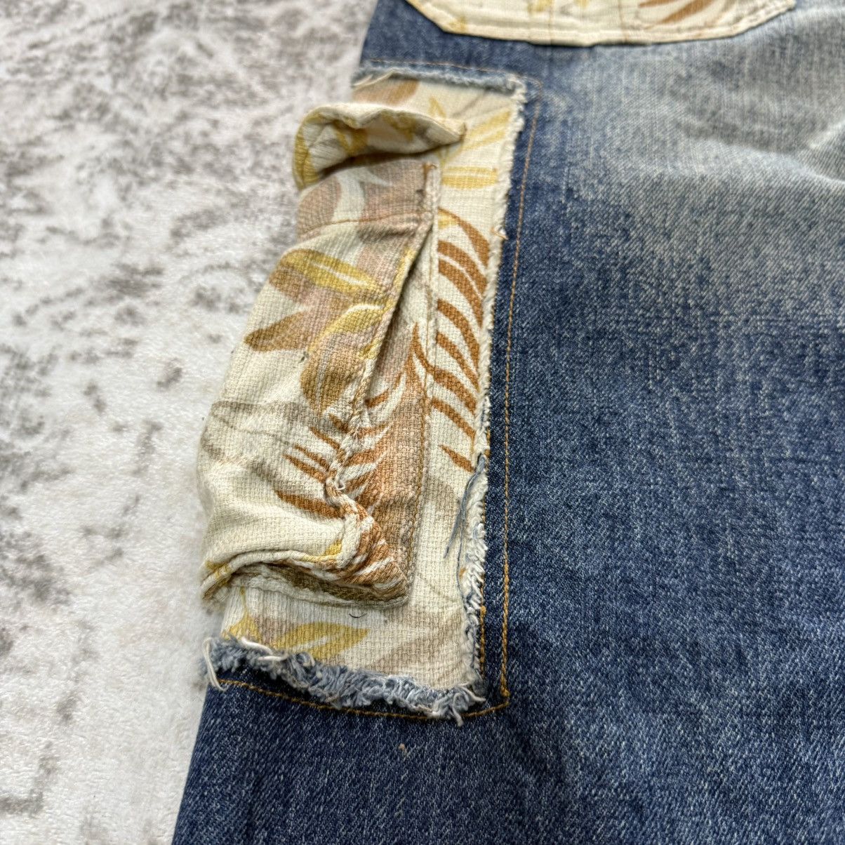Japanese Brand Swing Incomp Japan Hybrid Cut And Sew Cargo Denim Jeans Size US 34 / EU 50 - 12 Thumbnail