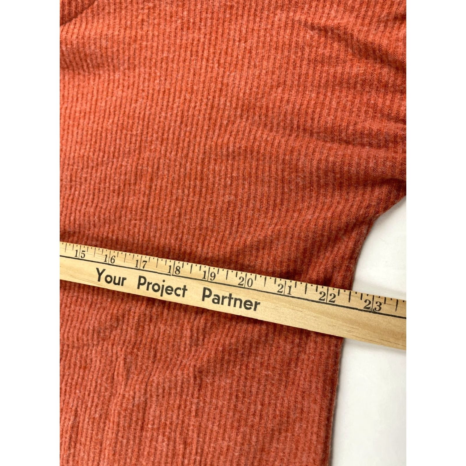 Vintage PST by Project Social T Hooded Sweater Women's L Rust Orange Pullover NWOT Size L / US 10 / IT 46 - 4 Thumbnail
