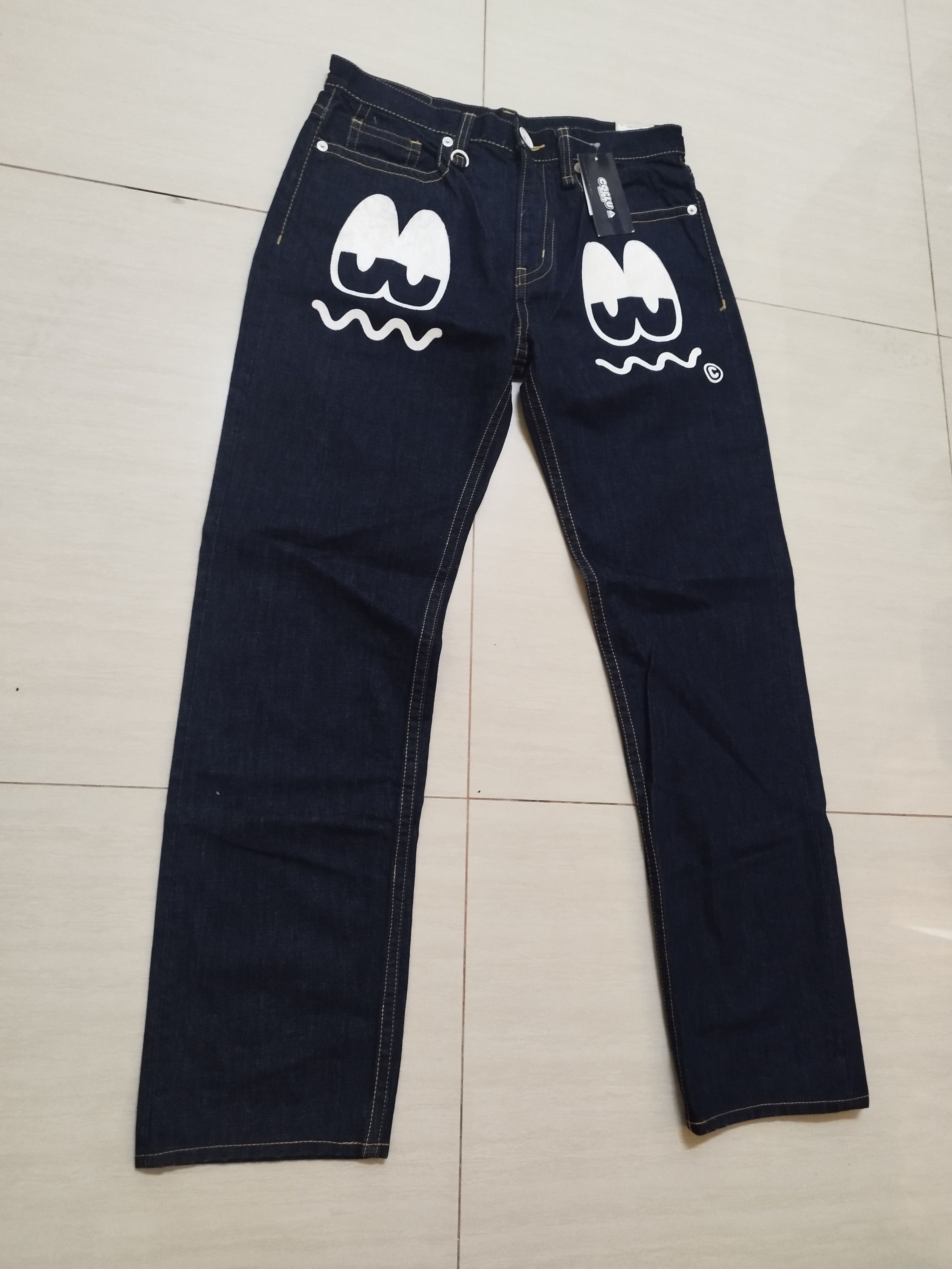 If Six Was Nine × Japanese Brand Japanese Brand Co&Lu Denim Painter Jeans Size US 33 - 2 Thumbnail