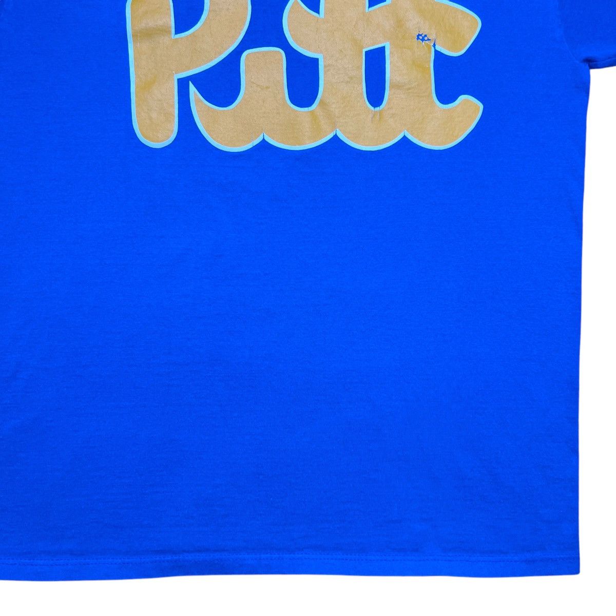 NCAA × Vintage Vintage 1990s NCAA University Of Pittsburg Pitt Soffe Tee Size US XL / EU 56 / 4 - 6 Thumbnail