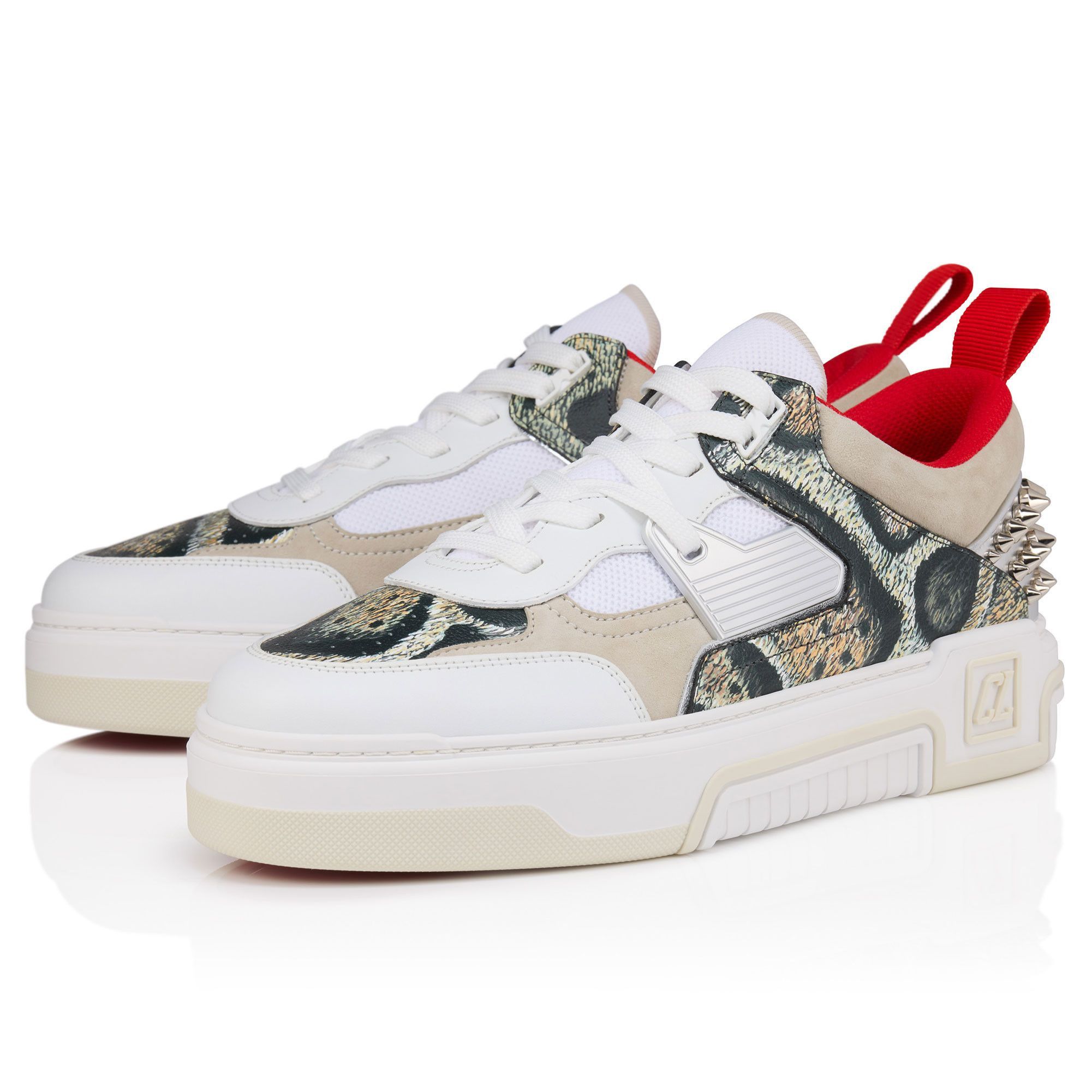 Christian Louboutin astroloubi low-top sneakers in calf leather & suede Size US 6 / EU 39 - 1 Thumbnail