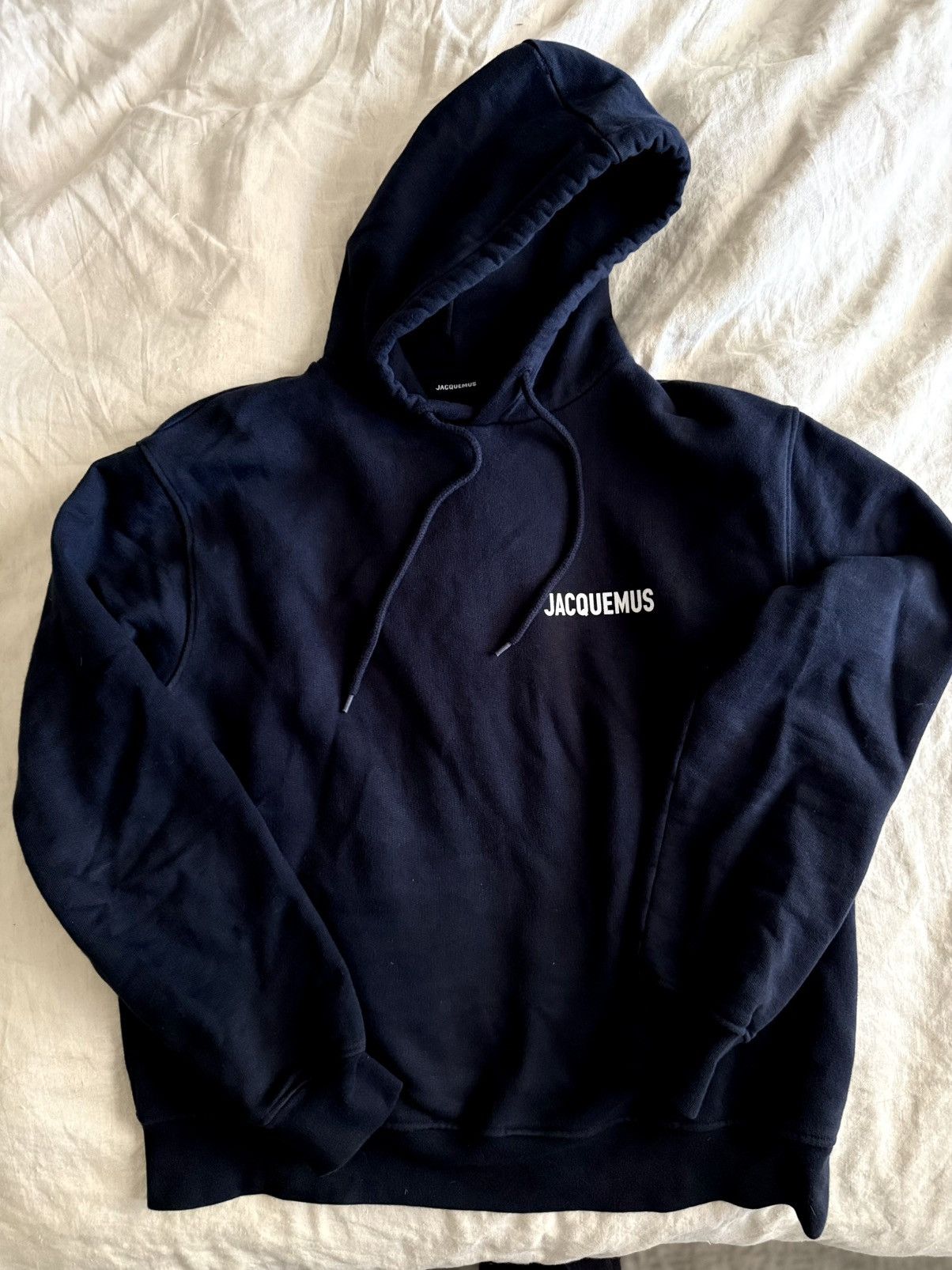 Jacquemus Jacquemus Navy Hoodie - Medium Size US M / EU 48-50 / 2 - 1 Thumbnail