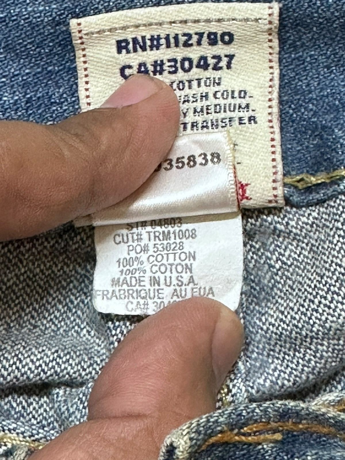 True Religion Vintage True Religion Joey Flare Non Alignment Grunge Denim Size US 29 - 8 Thumbnail