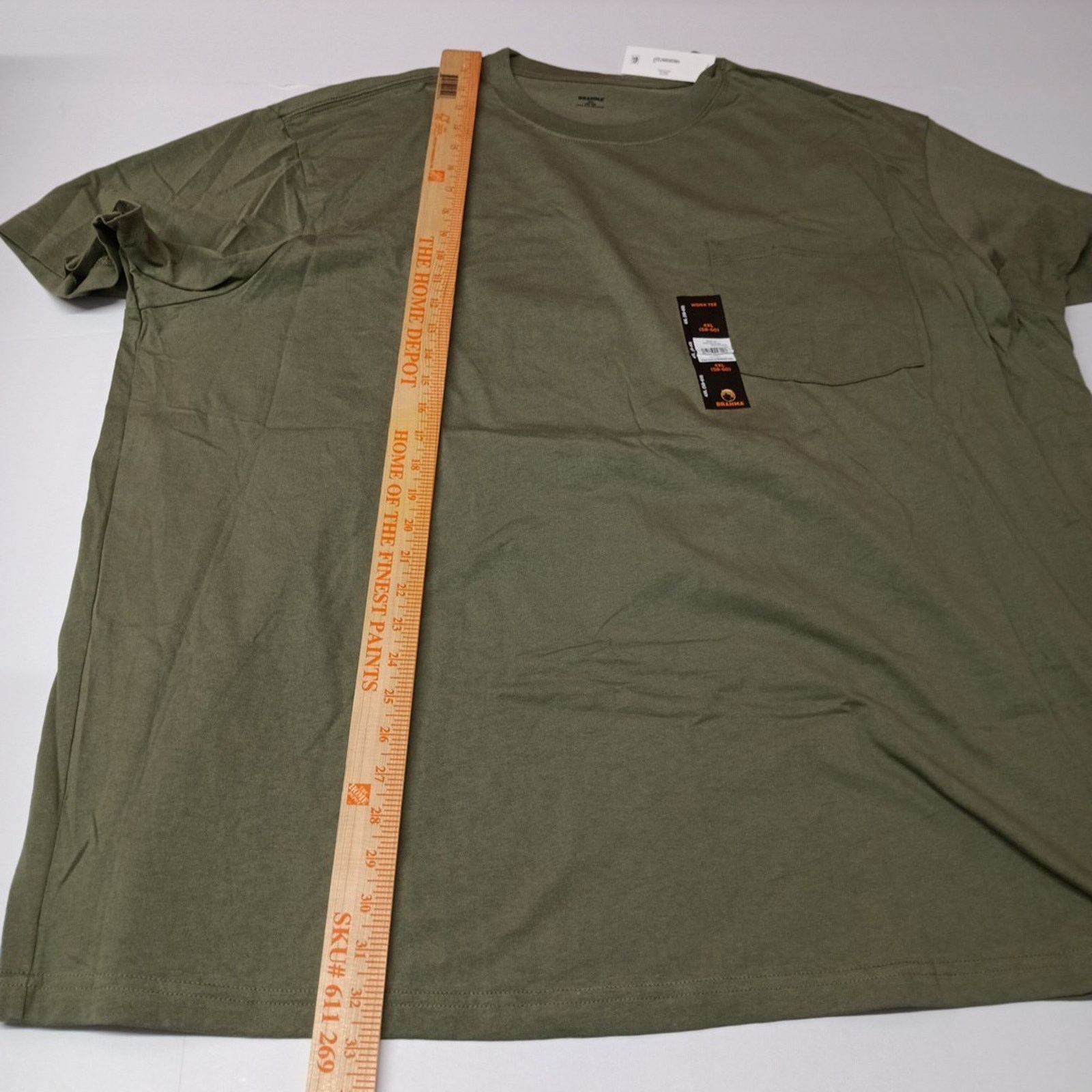 Other 2 Brahma Work T-Shirt 4XL 58-60 Green And Yellow Pocket Tee Size US XXL / EU 58 / 5 - 6 Thumbnail