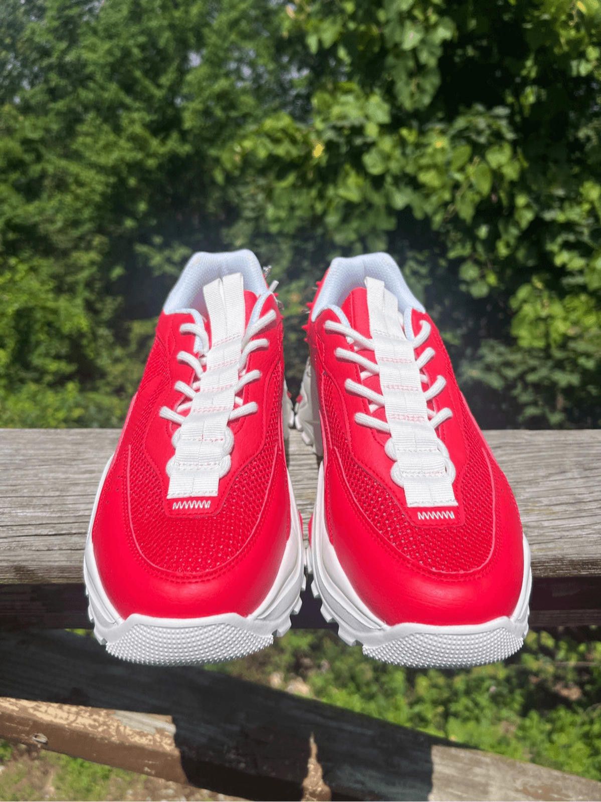 Designer RAIDER SNEAKERS (FUEGO) Men’s Sz 10 NIB Box Size US 10 / EU 43 - 7 Thumbnail