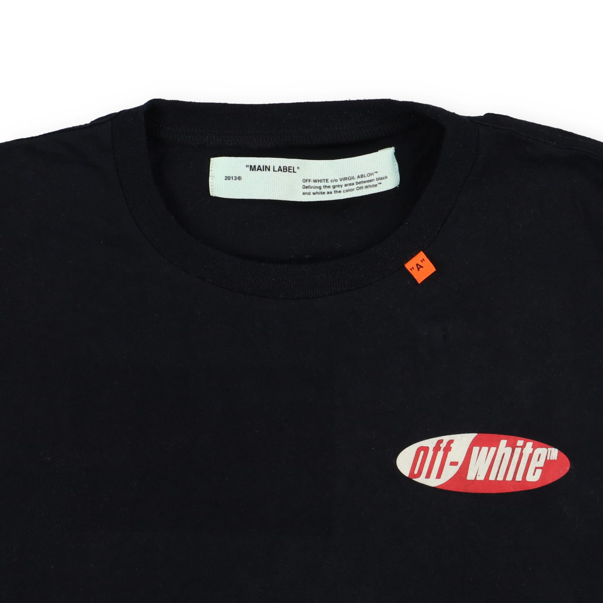 Off-White Black and Red Split Arrows Oversized T-Shirt Size US M / EU 48-50 / 2 - 7 Thumbnail