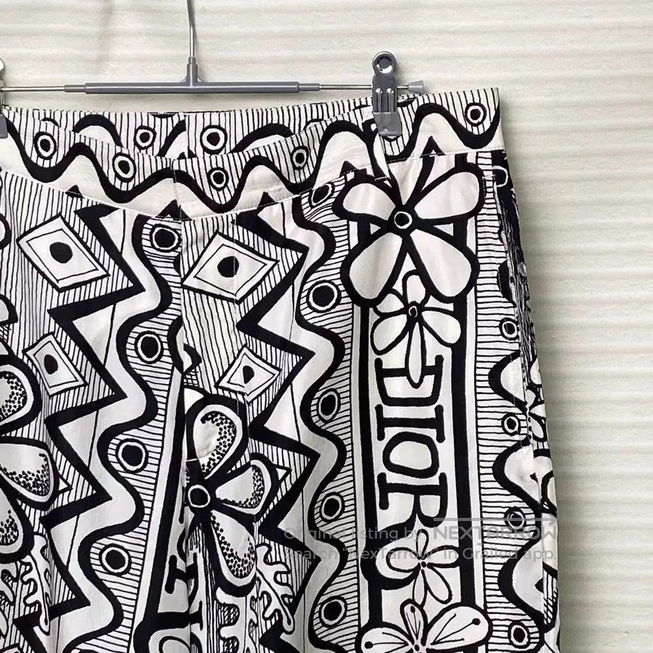 Dior dior x stussy black and white logo shorts. Size US 44 / EU 60 - 3 Thumbnail