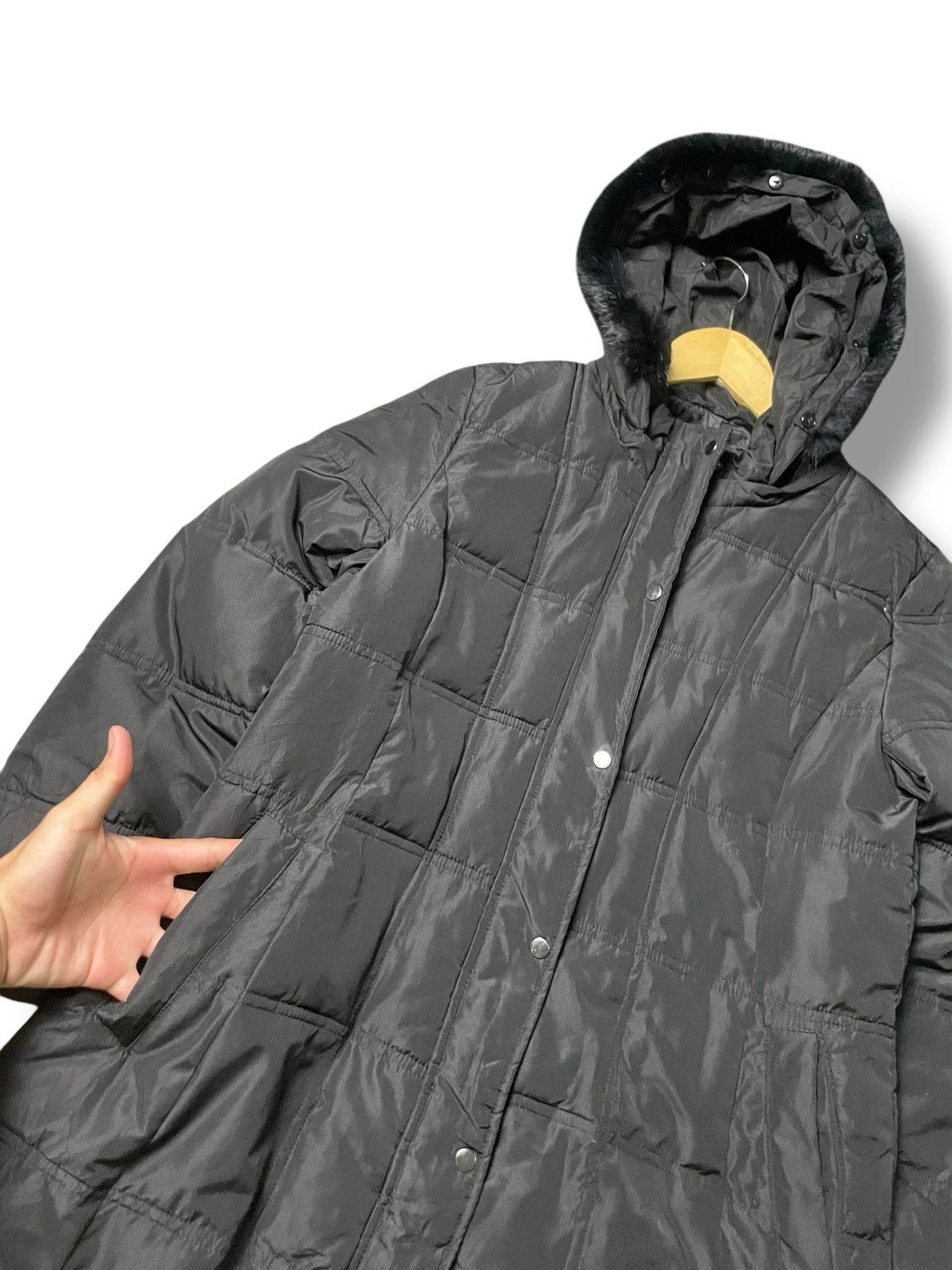 Japanese Brand Japanese Brand Fur Hooded Puffer Jacket (62) Size US XXS / EU 40 - 5 Thumbnail