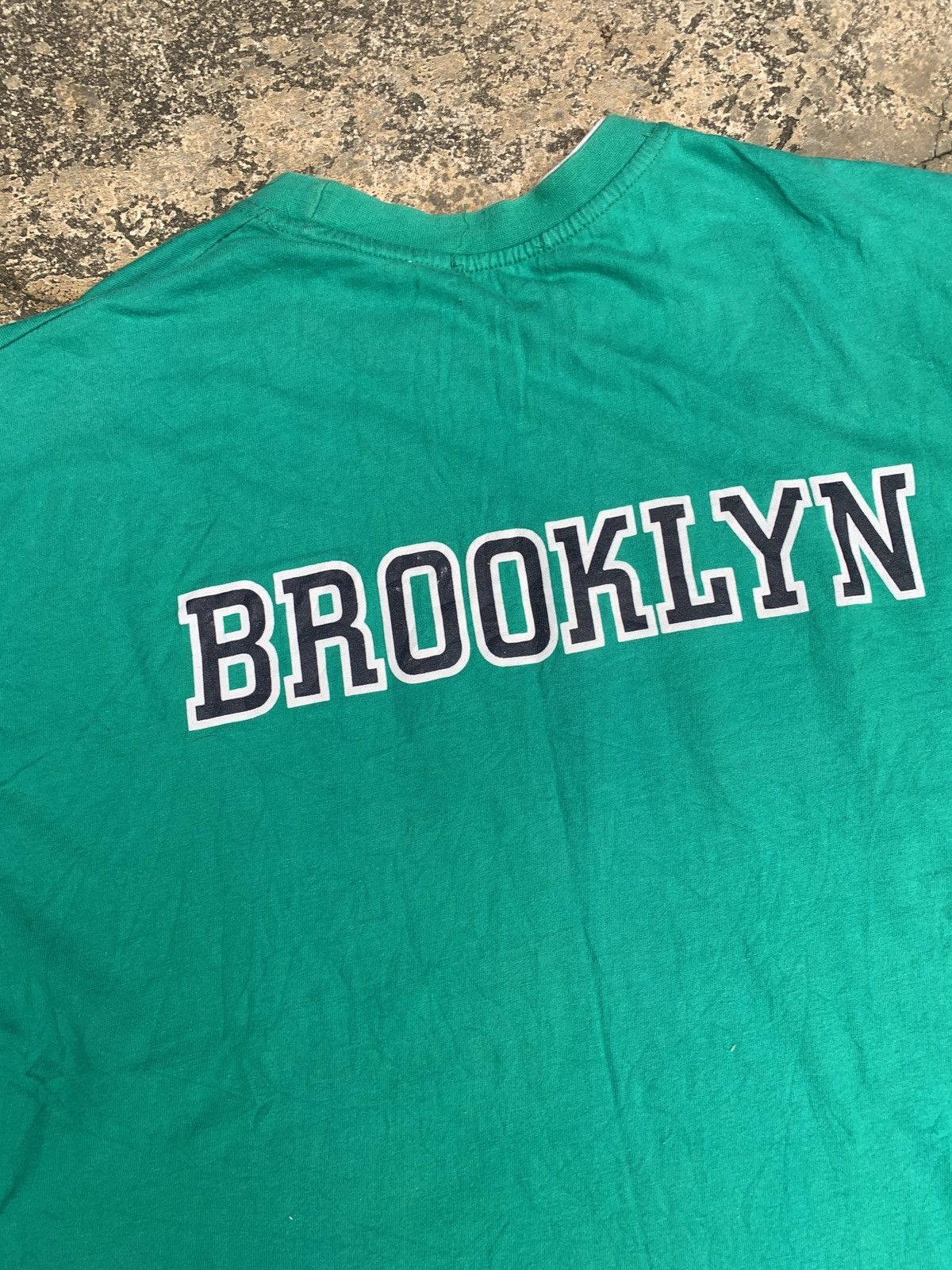 Triple 5 Soul × Vintage y2k Triple 5 Soul USA Streetwear Green Big Logo Graphic Tee Size US L / EU 52-54 / 3 - 4 Thumbnail