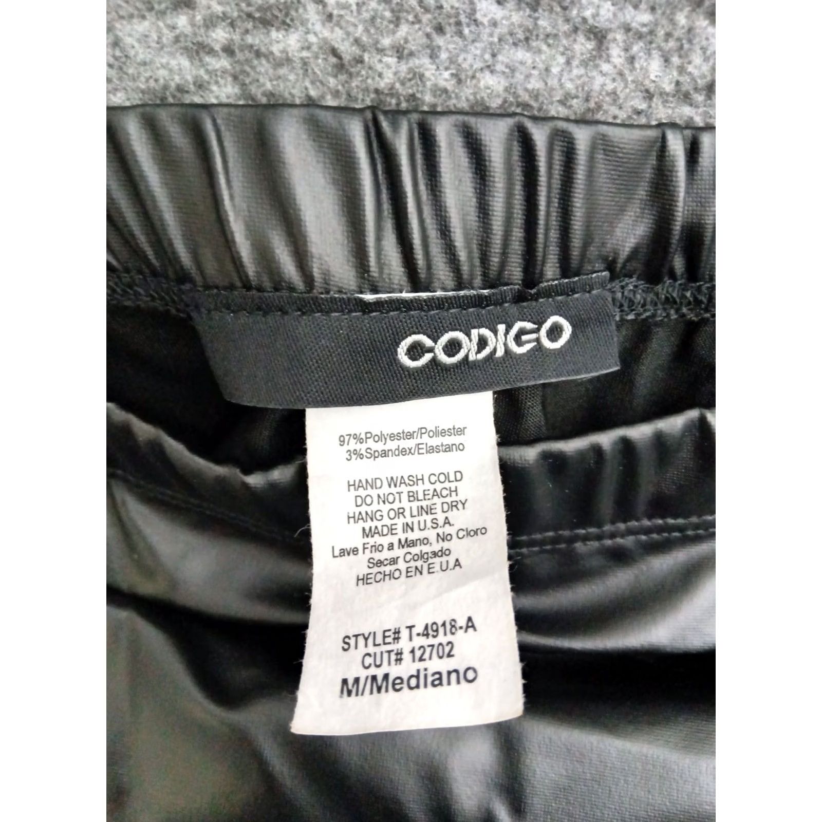 Vintage Codigo Black Tube Top M Black/White Checkers Adults Womens Shirt Sleeveless Strapless Pullover Casual Party/Cocktail - Codigo Size M / US 6-8 / IT 42-44 - 4 Thumbnail
