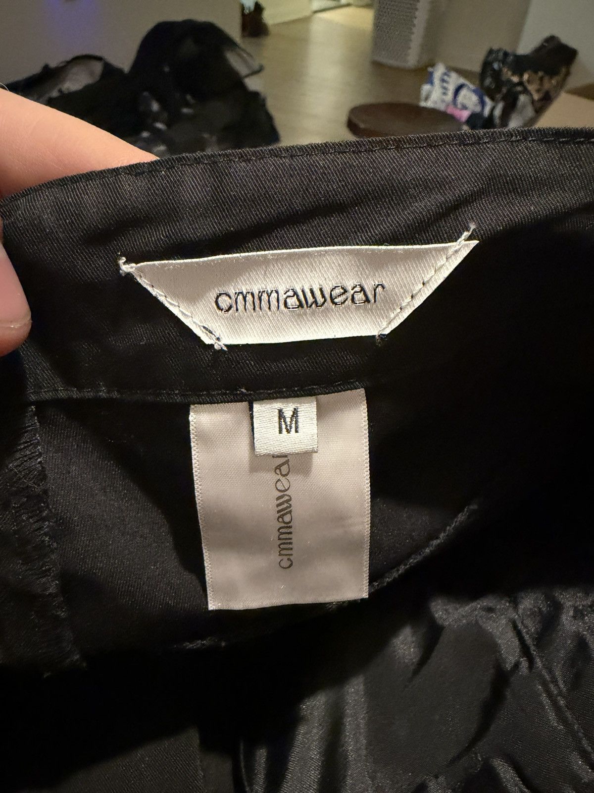 CMMAWEAR CMMAWEAR Black Articulated Cargos Size US 32 / EU 48 - 4 Thumbnail