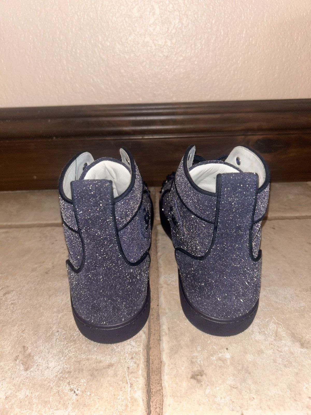 Christian Louboutin Christian Louboutin Spiked High Top Sneakers Size US 12.5 / EU 45-46 - 5 Thumbnail