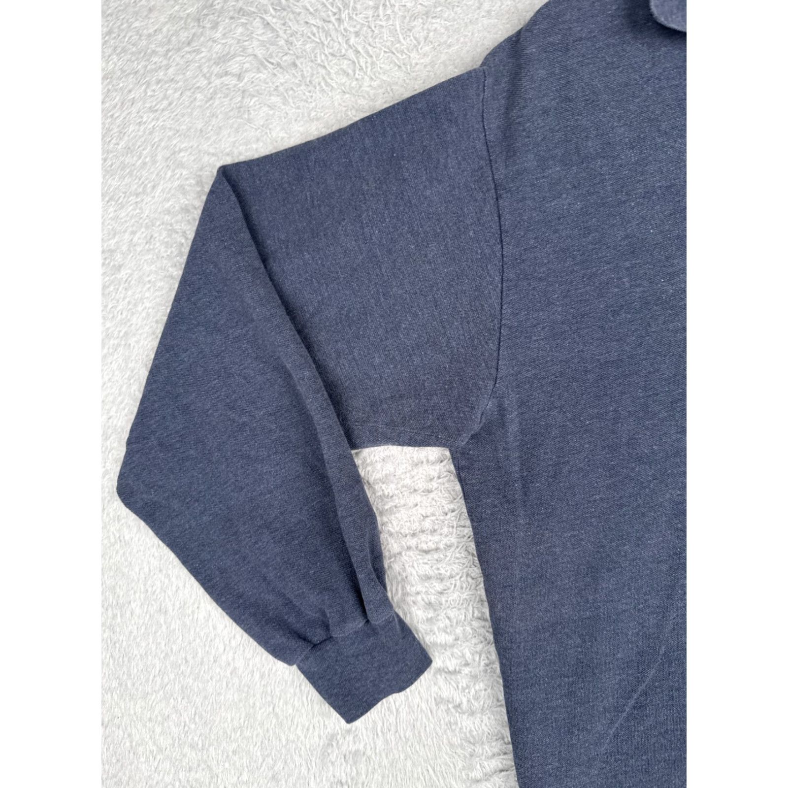 Polo Ralph Lauren VINTAGE Polo Ralph Lauren Shirt Men Large Blue Cotton Long Sleeve Pony Golf READ Size US L / EU 52-54 / 3 - 3 Thumbnail