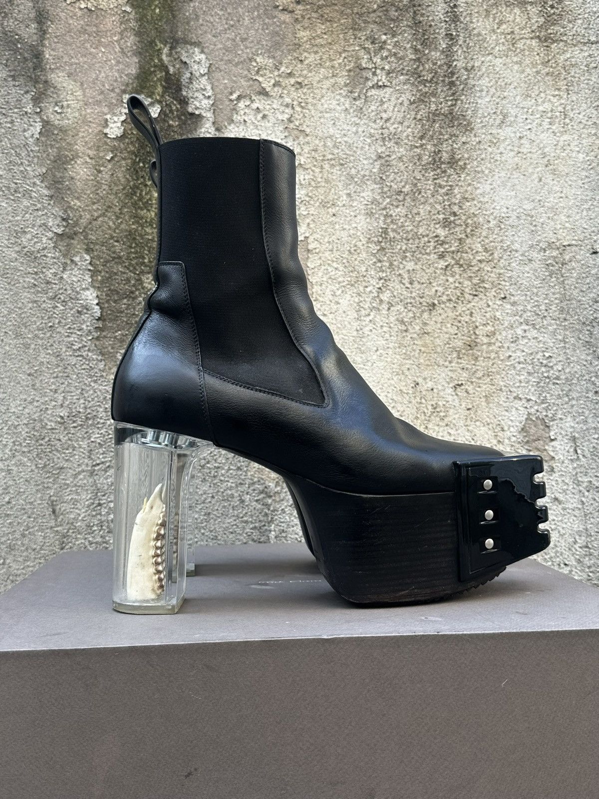 Rick Owens Rick owens fw22 kiss heels with grill customized Size US 11 / EU 44 - 2 Thumbnail