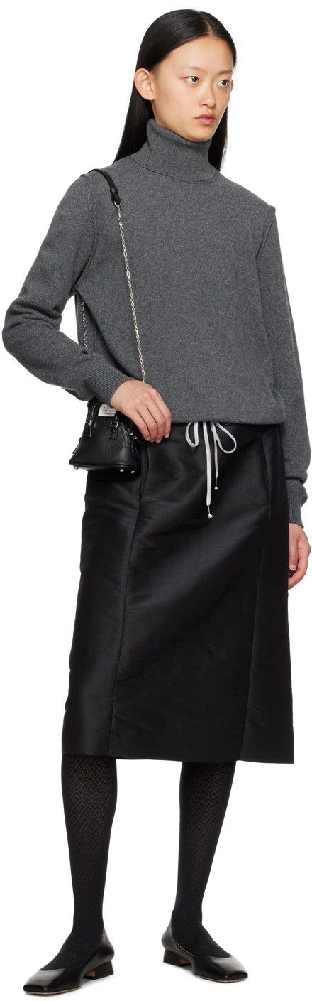 Maison Margiela o1y0625 Turtleneck Sweater in Gray Size S / US 4 / IT 40 - 4 Thumbnail