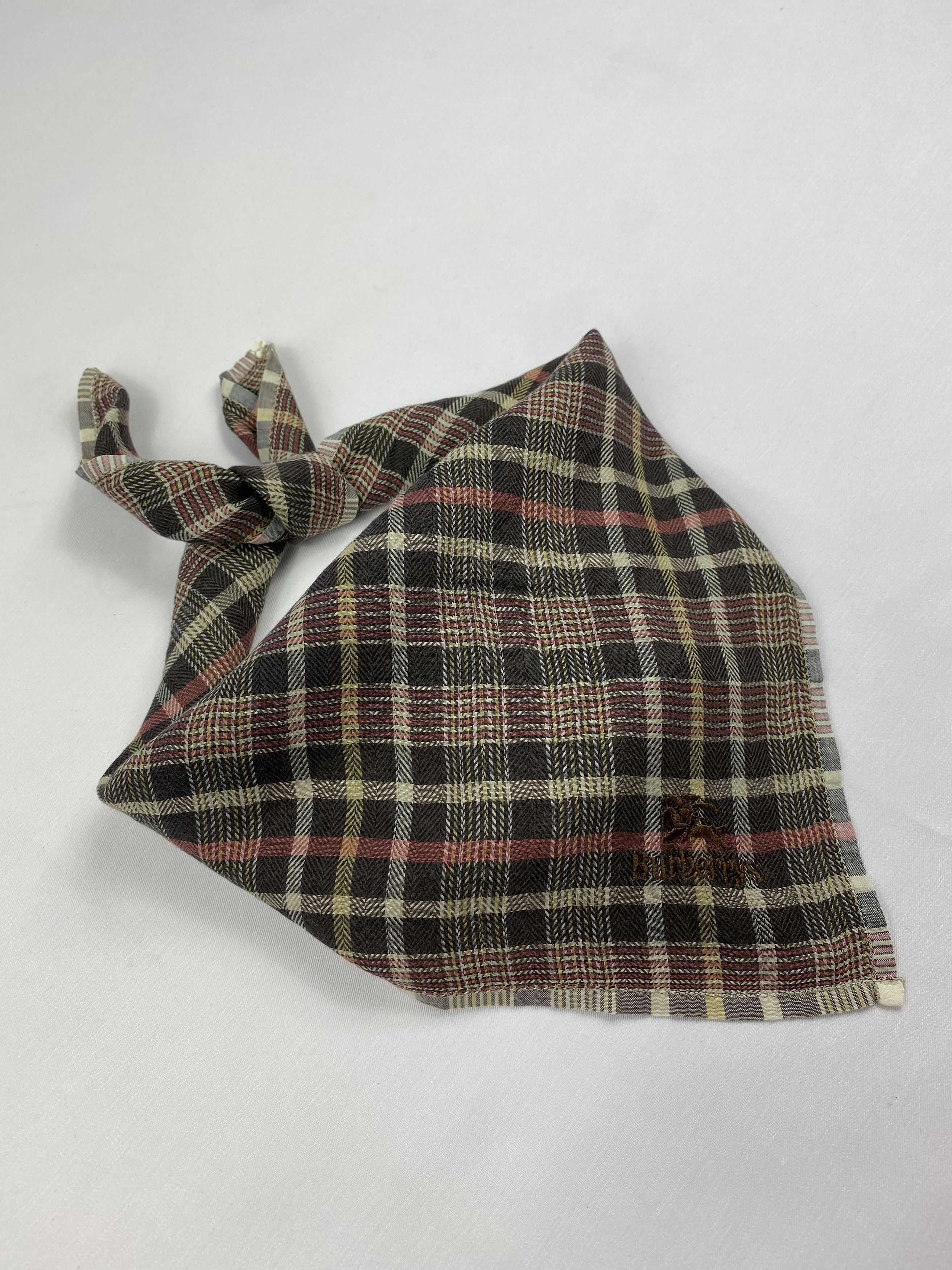 Burberry Vintage Burberrys Handkerchief / Bandana / Neckerchief Size ONE SIZE - 2 Thumbnail