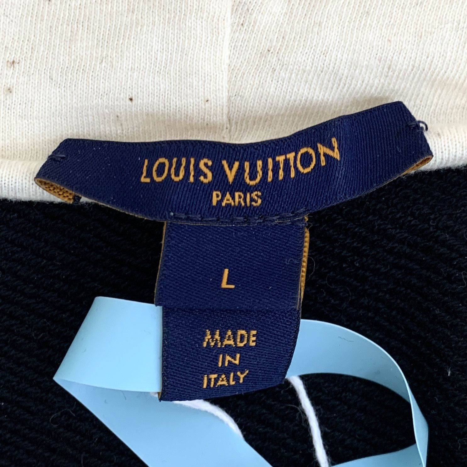 Louis Vuitton Louis Vuitton Multicolor Logo Cotton Hoodie (Size L) Size US L / EU 52-54 / 3 - 2 Thumbnail