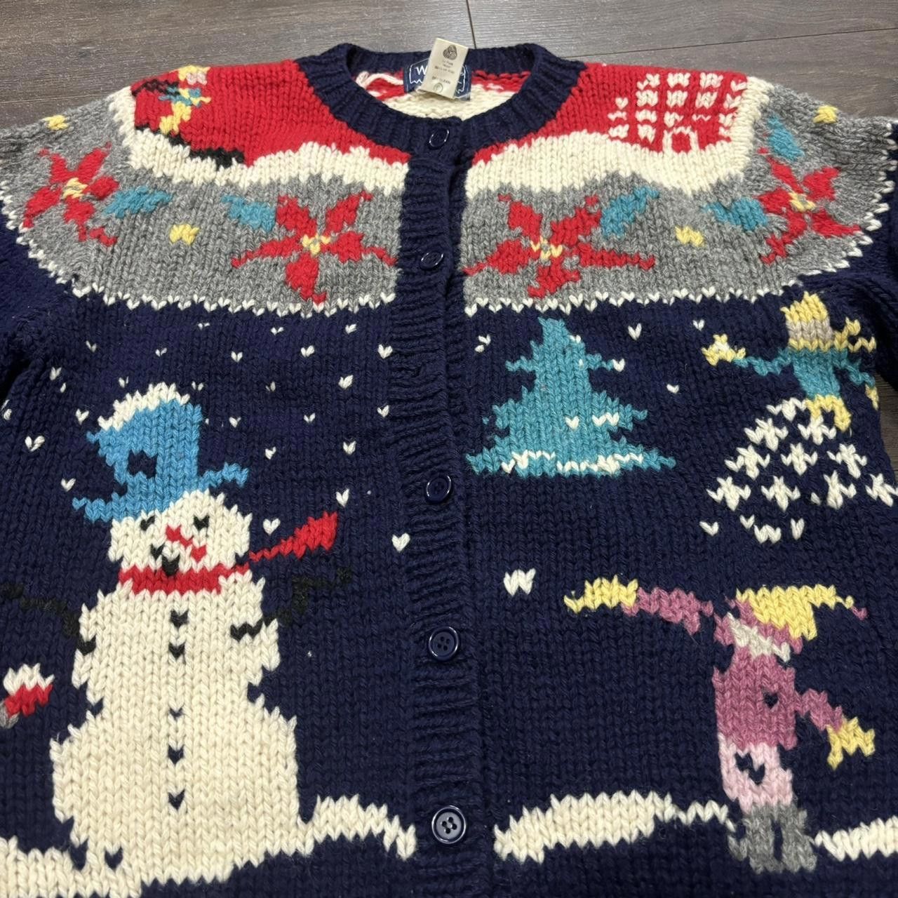 Woolrich Woolen Mills vintage woolrich for women Christmas cardigan sweater 90s S Size S / US 4 / IT 40 - 3 Thumbnail
