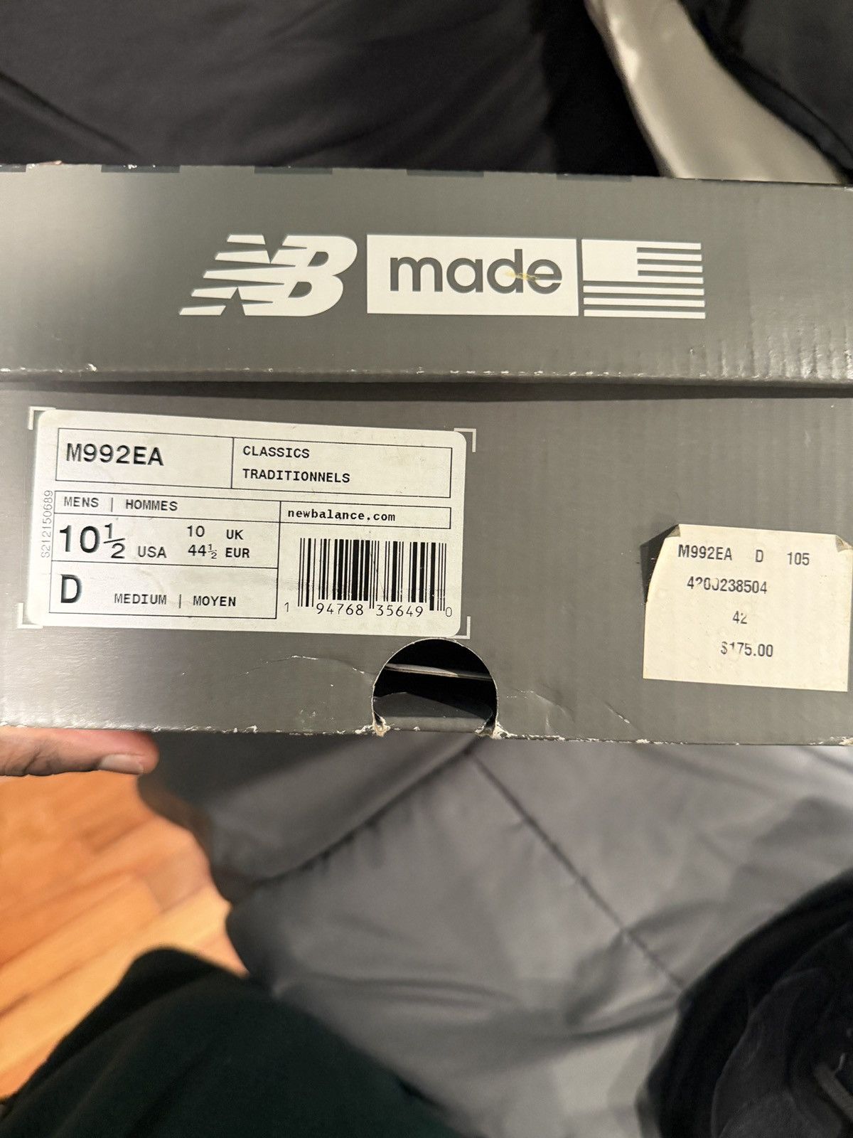 New Balance New balance 992 triple black Size US 10.5 / EU 43-44 - 5 Thumbnail