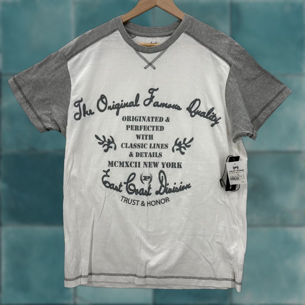 Phat Farm VINTAGE Phat Farm Shirt Mens L White East Coast Division New York Graphic Tee Y2K Size US L / EU 52-54 / 3 - 1 Thumbnail