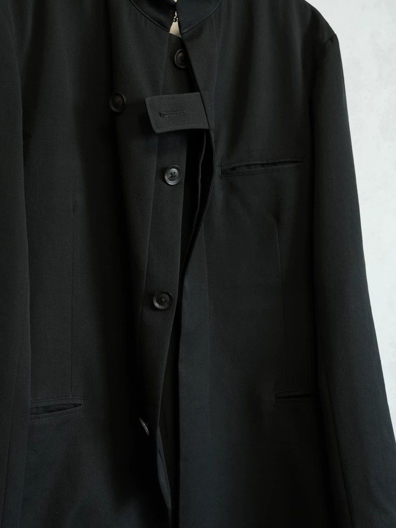 Yohji Yamamoto Yohji Yamamoto18AW hidden-button stand-up collar fleece jac Size US M / EU 48-50 / 2 - 5 Thumbnail