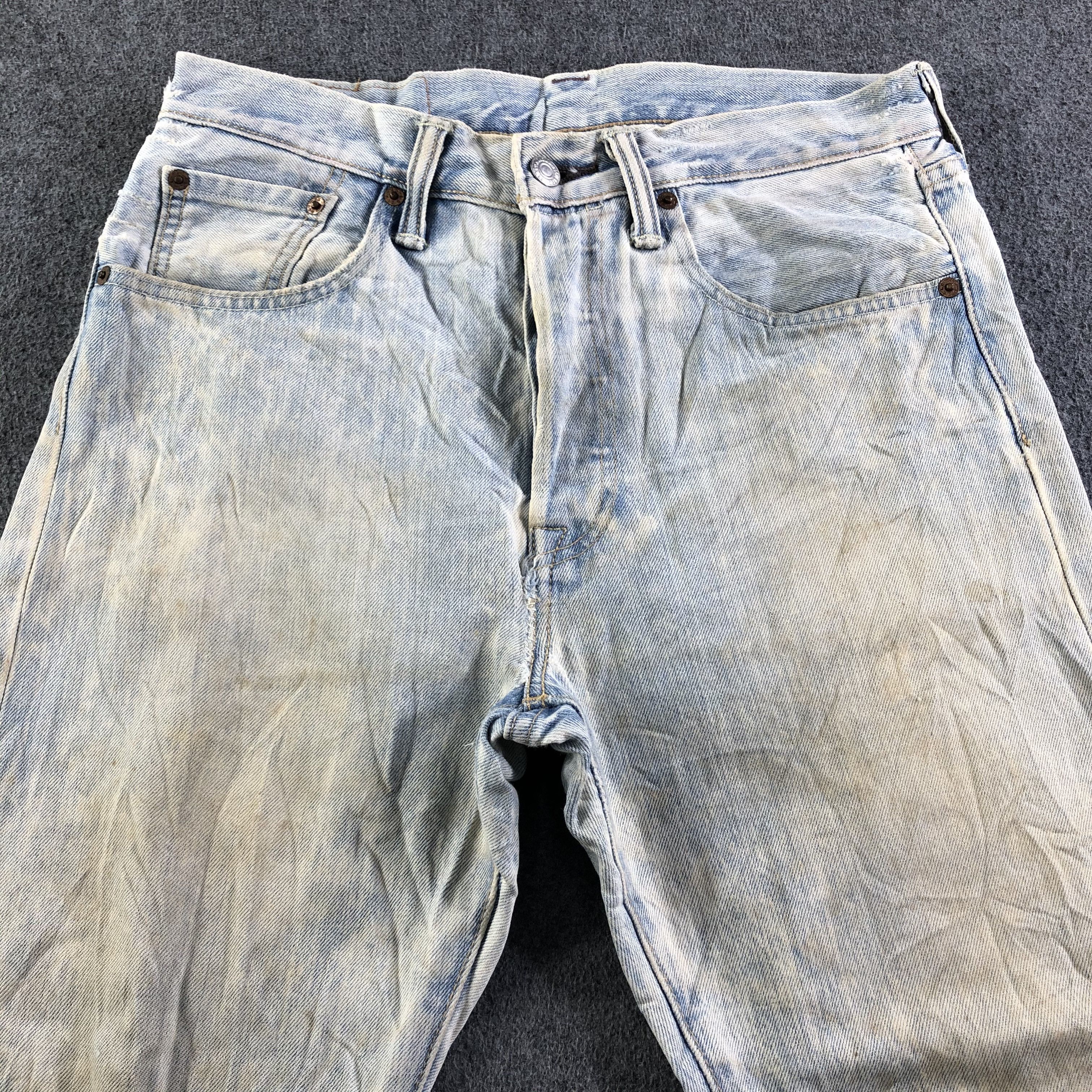 Levi's Vintage Light Wash Levis 501 Jeans-J3654 Size US 30 / EU 46 - 3 Thumbnail