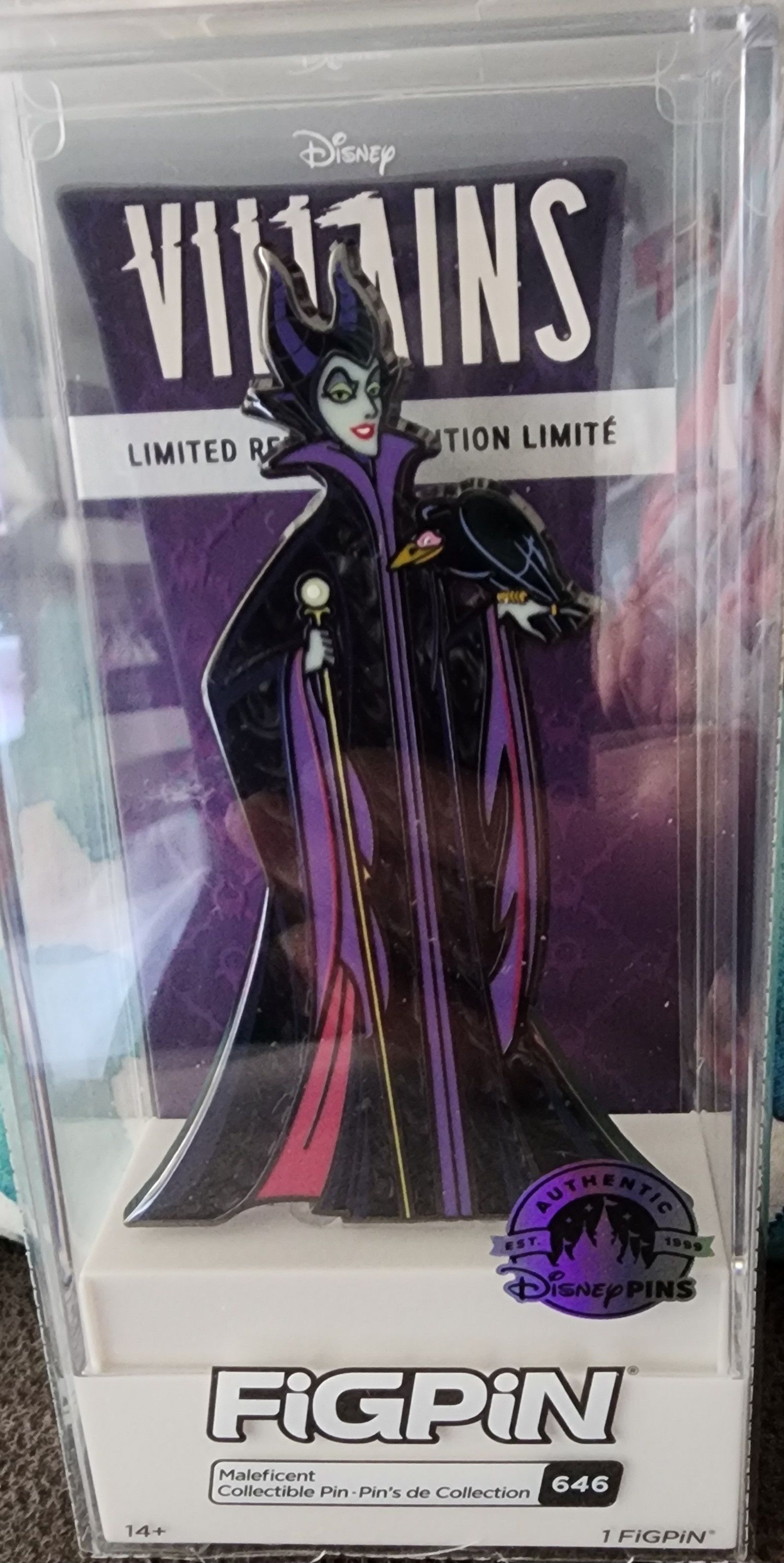 Disney NWT Disney Villians Sleeping Beauty Figpin Maleficent (646) Size ONE SIZE - 1 Thumbnail