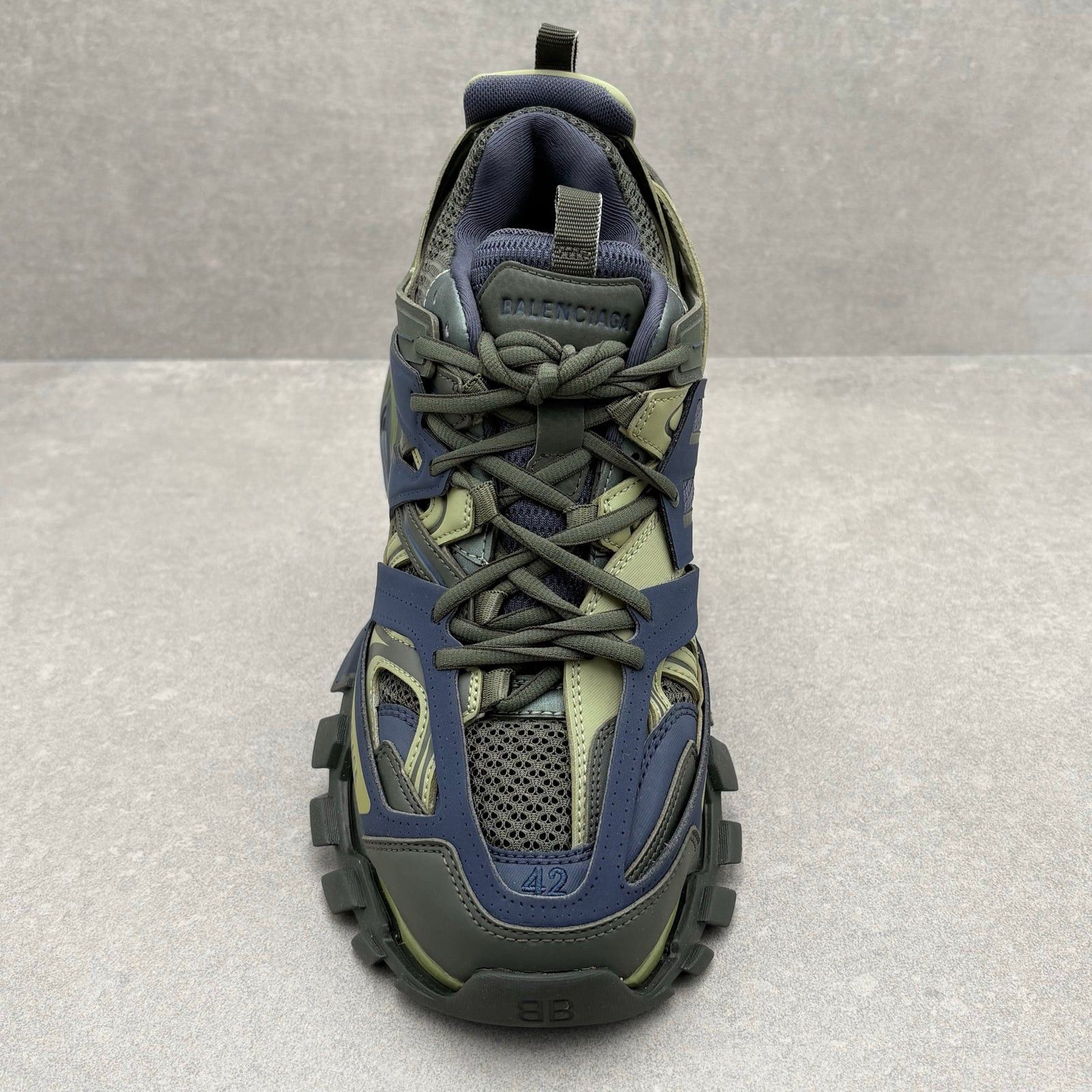 Balenciaga New! Balenciaga Track Sneaker ' Green Navy ' | 42 (9 US) Size US 9 / EU 42 - 5 Thumbnail